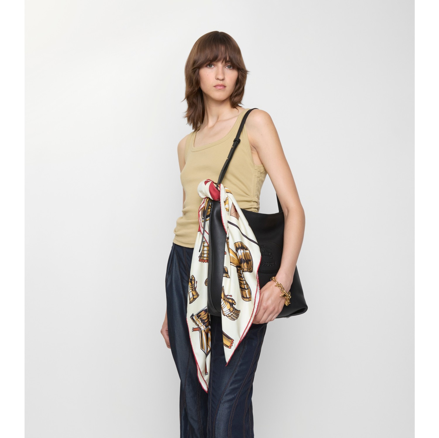 Knight Armour​ Silk Scarf in Cotton | Burberry® Official