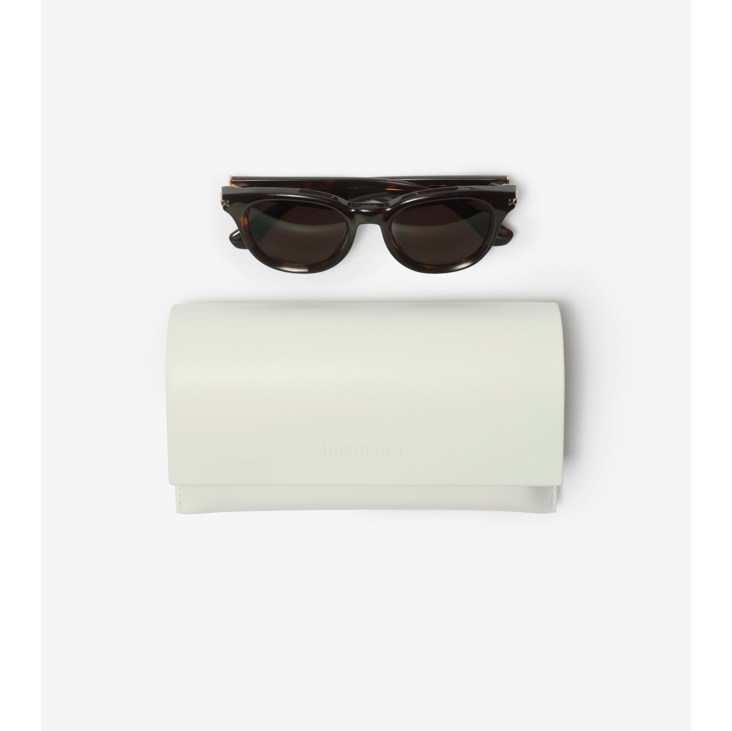 Logo Bar Round Sunglasses