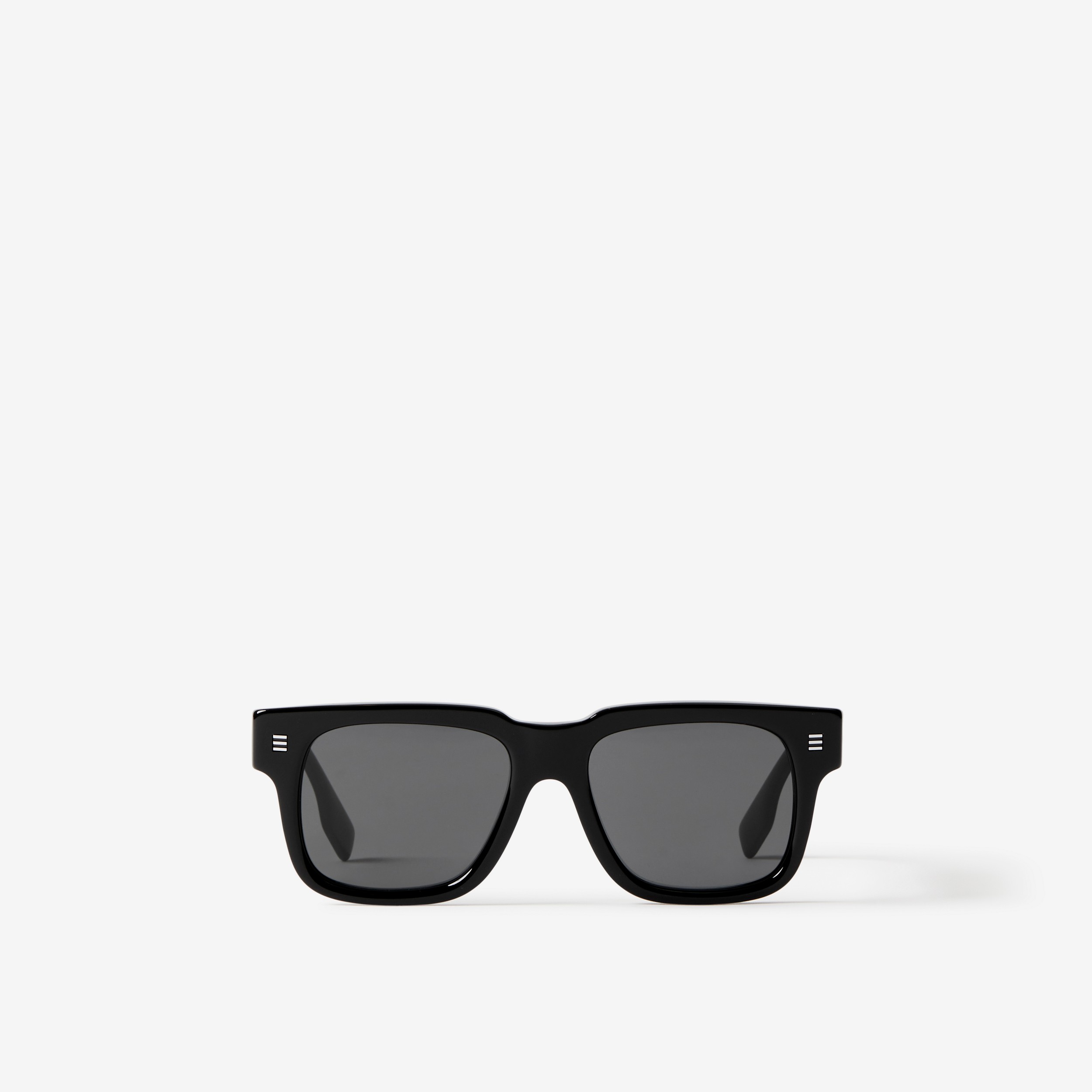 Gafas de sol con montura cuadrada (Negro) | Burberry® oficial - 1