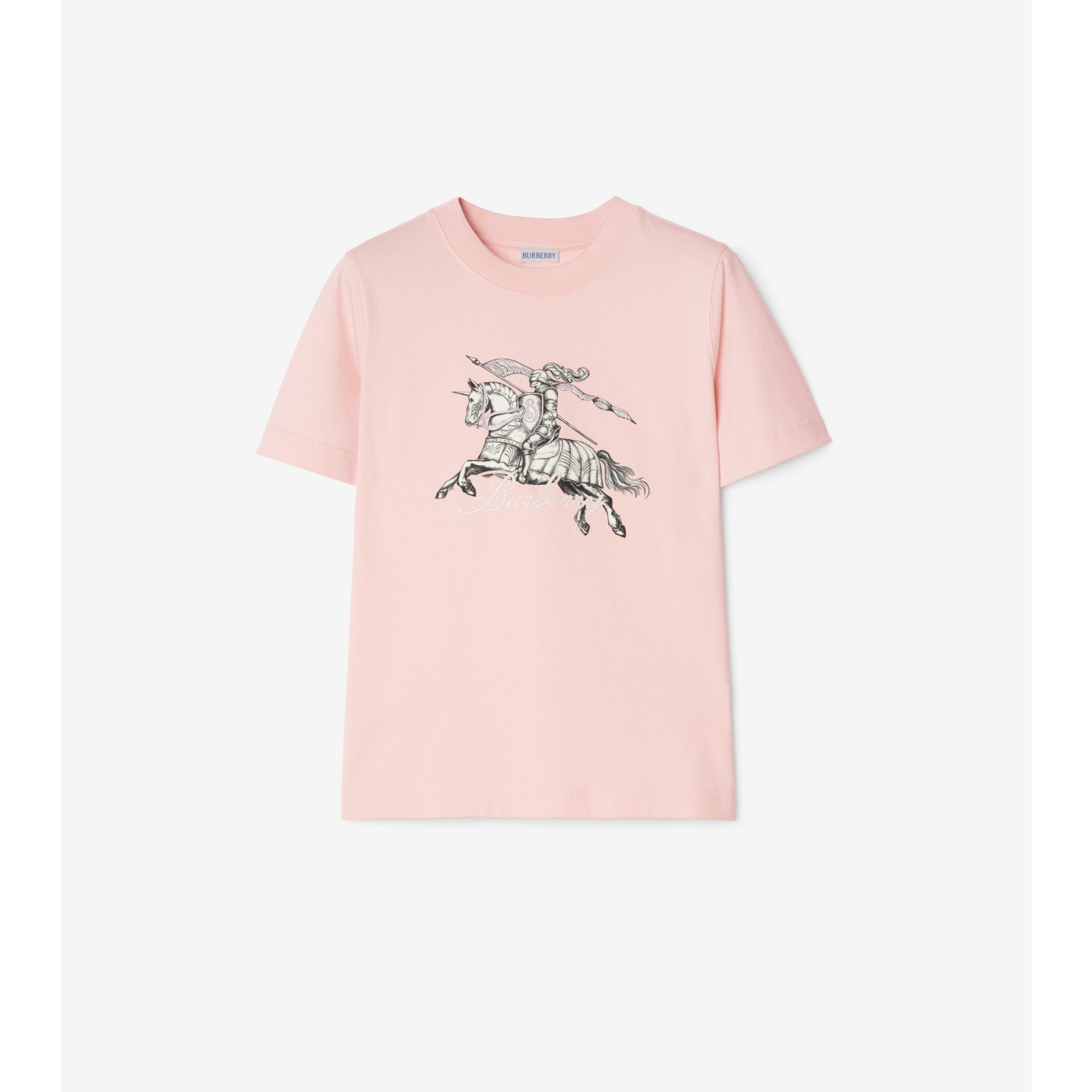 T-shirt en coton Knight style gravure