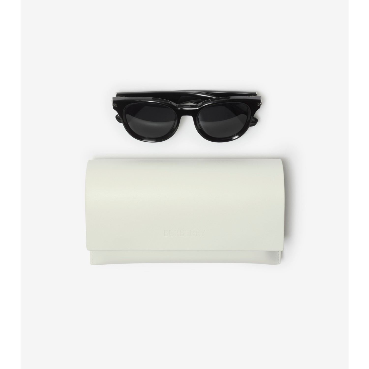 Logo Bar Round Sunglasses