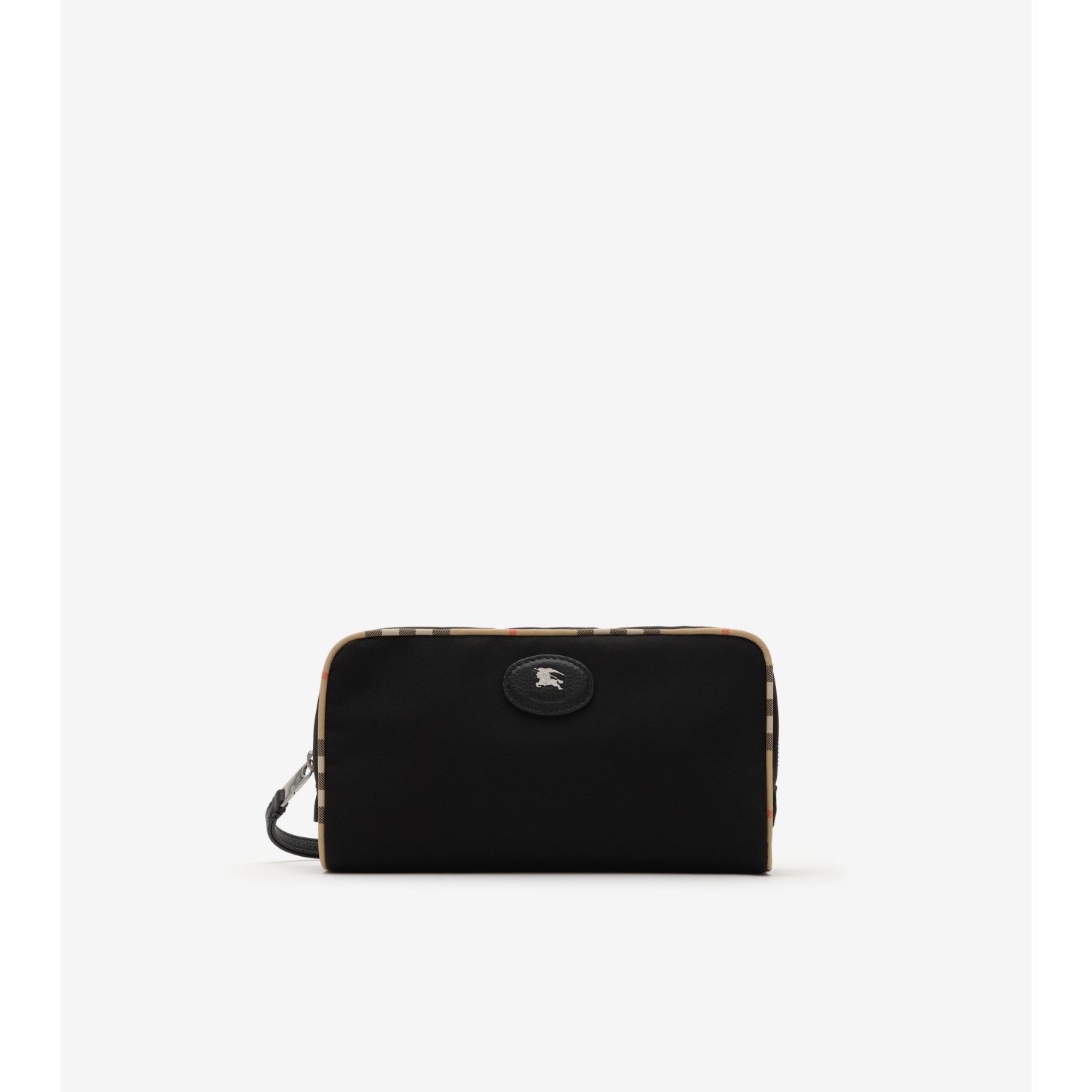 Medium Check Trim Travel Pouch