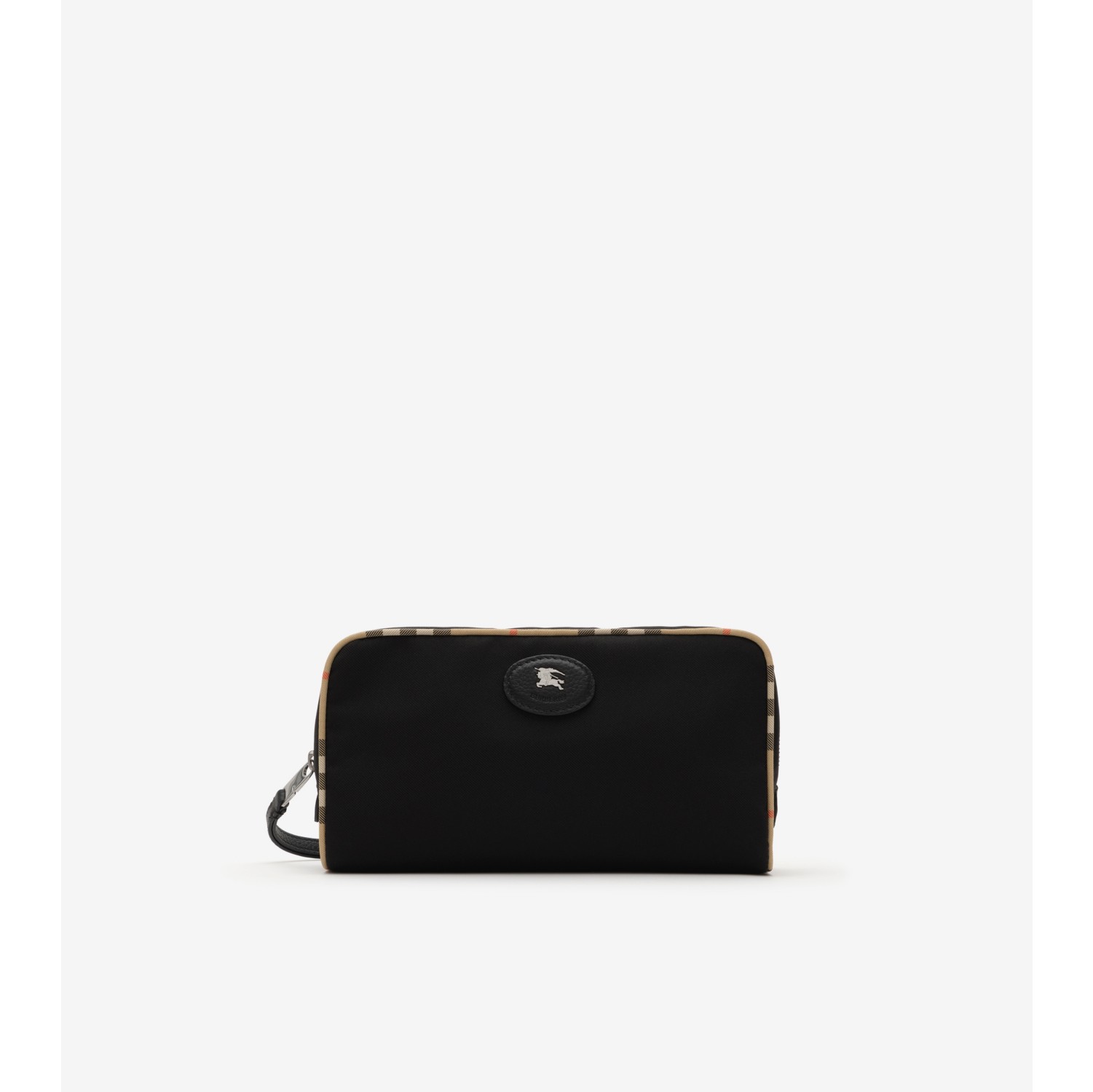 Medium Check Trim Travel Pouch