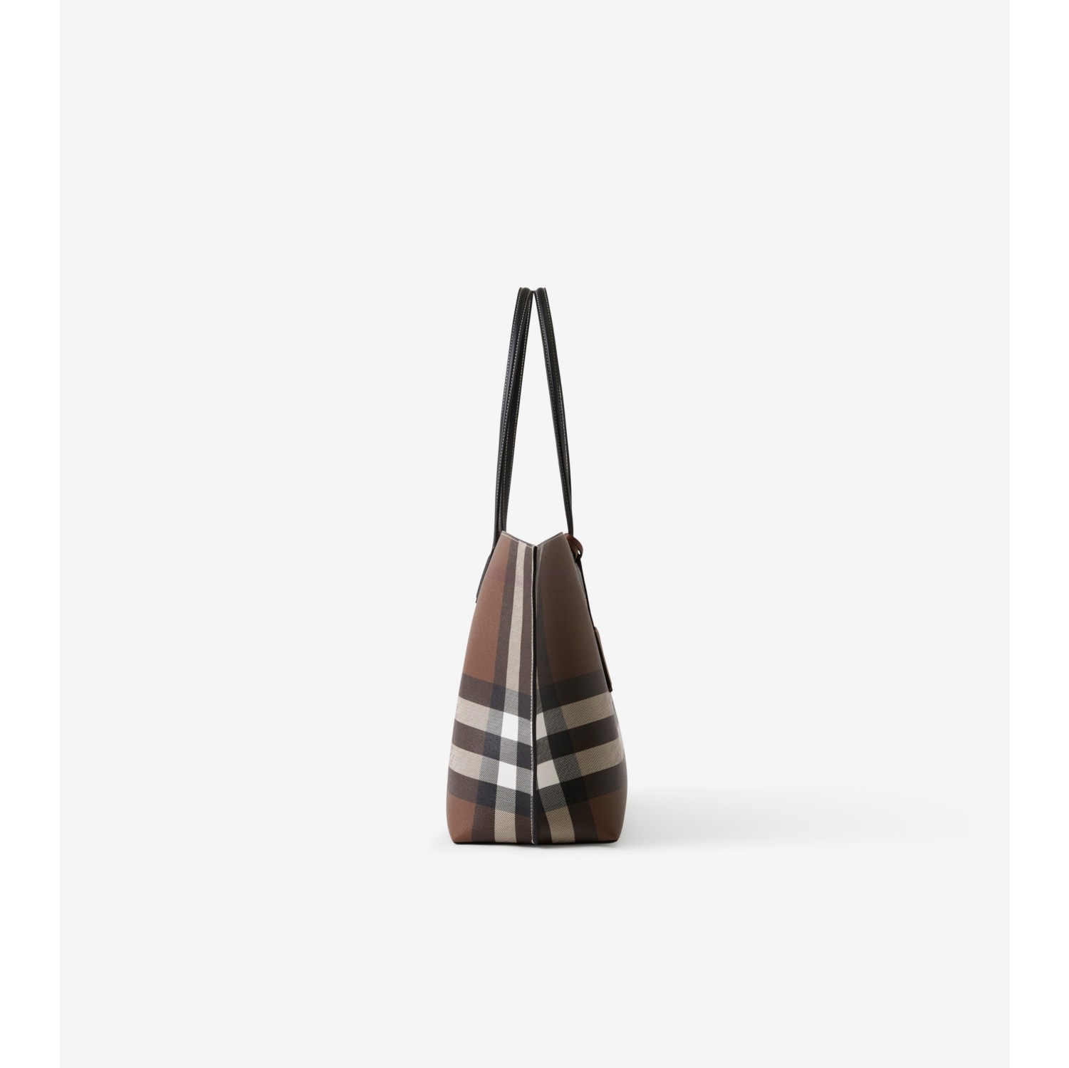 Burberry Check Medium Canvas Tote Bag in Multicoloured - Burberry