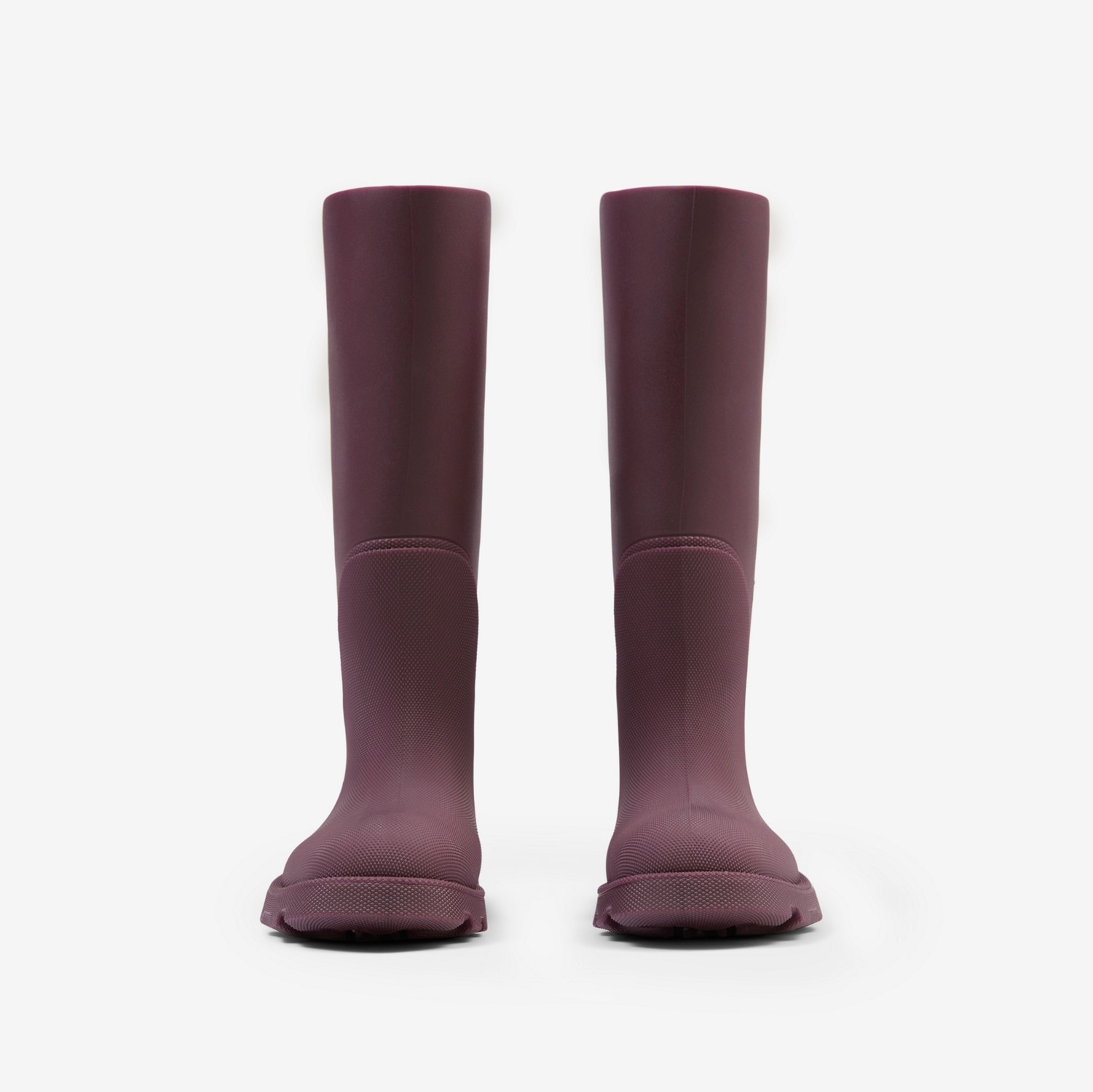 Rubber Marsh High Boots in Plum - Men | Burberry® Official