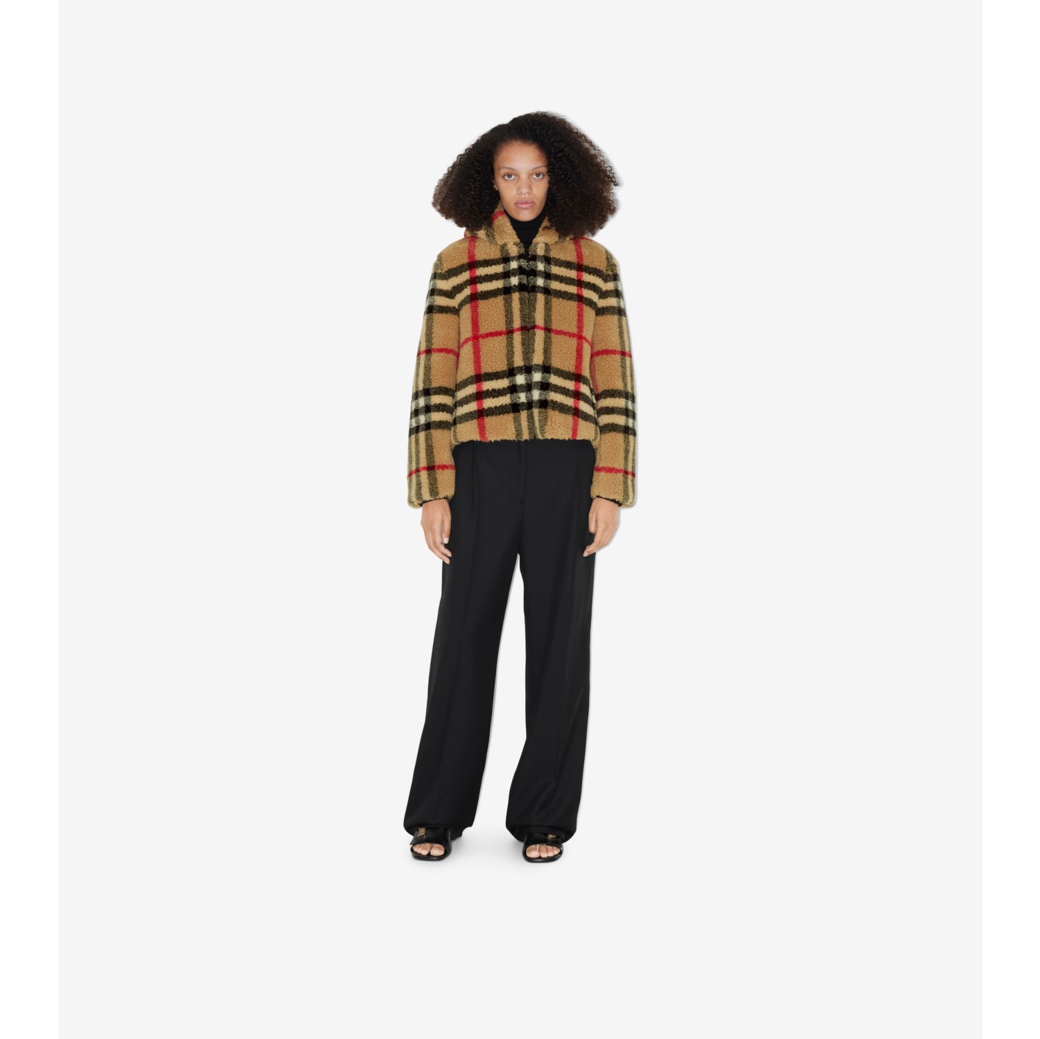 Burberry Women's Vintage Check Hooded Jacket