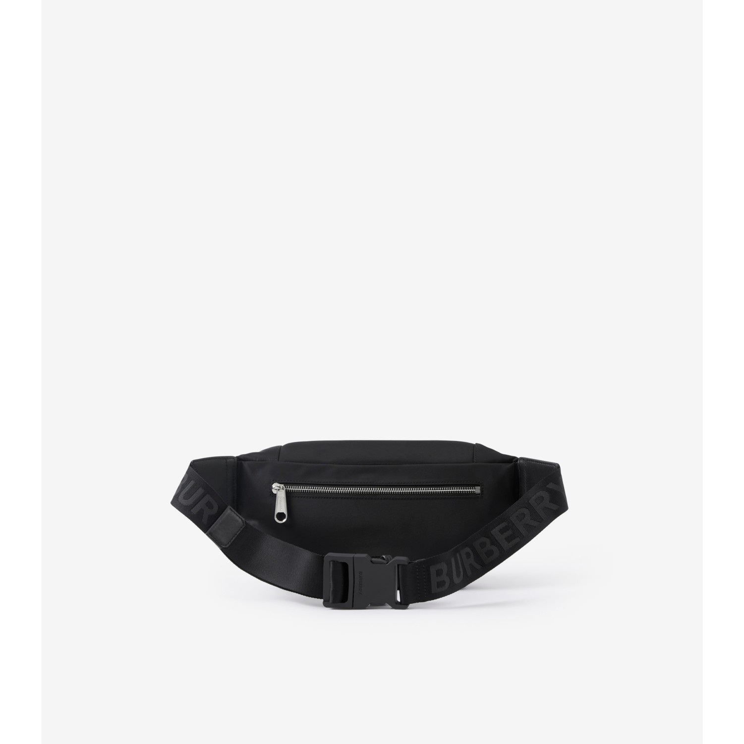 Paul Smith Black Nylon Bum Bag with Swirl Detailing