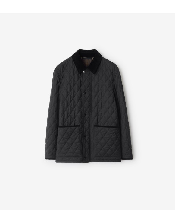 Quilted Wool Barn Jacket