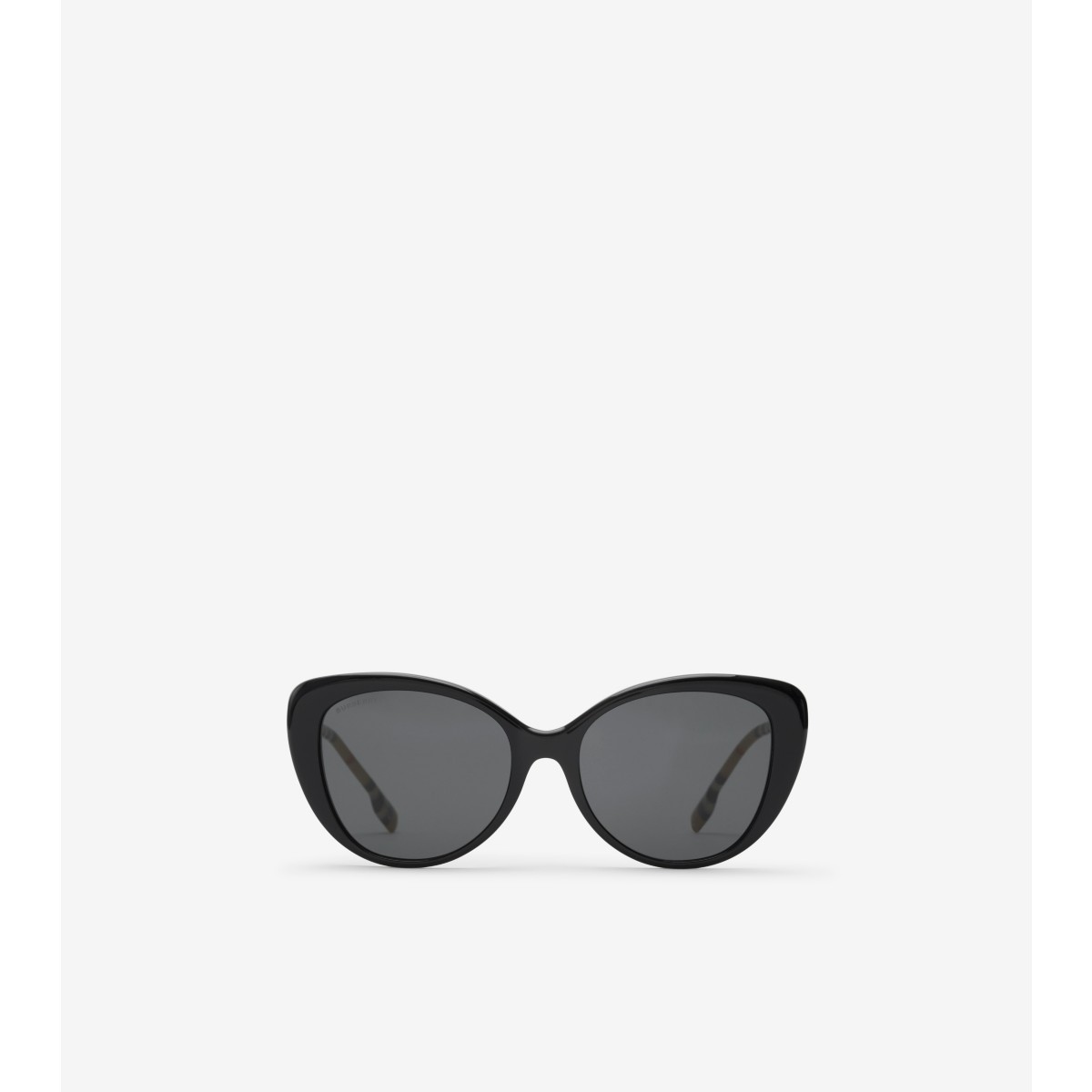 Burberry Check Oversized Sunglasses In Black