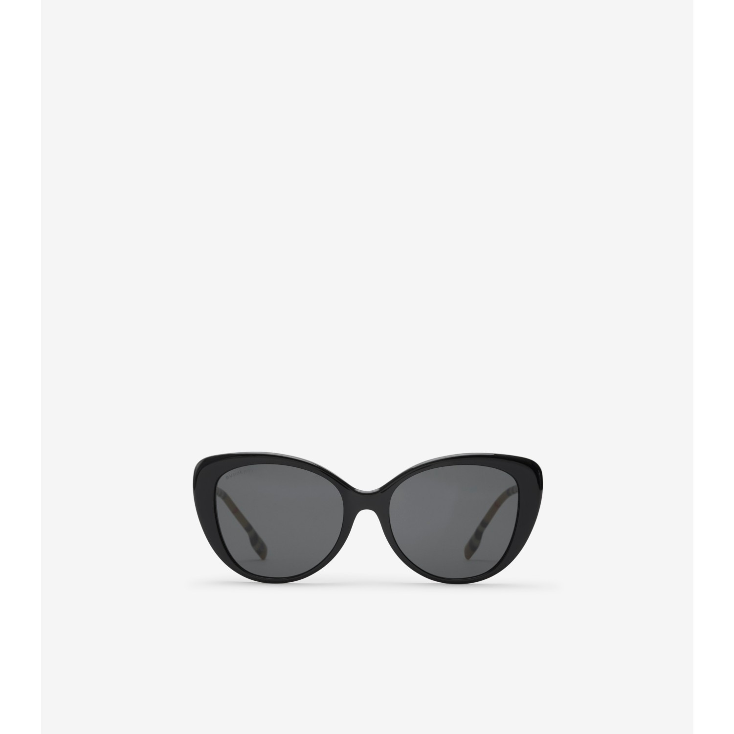 Gafas de sol oversize Check Negro Mujer Burberry oficial