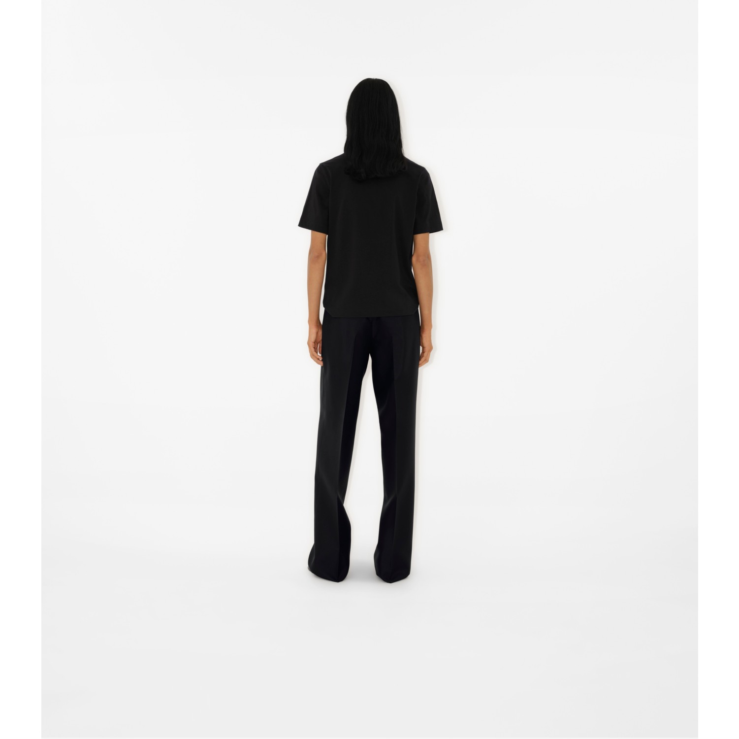 【関税込み】Burberry ブラック Crystal Pear Tシャツ バーバリー ロゴ 半袖Tシャツ ブラック | アウトレットジャパン福岡