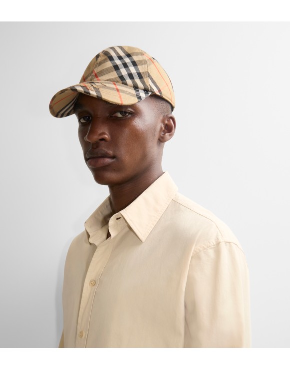 Burberry check hat hotsell