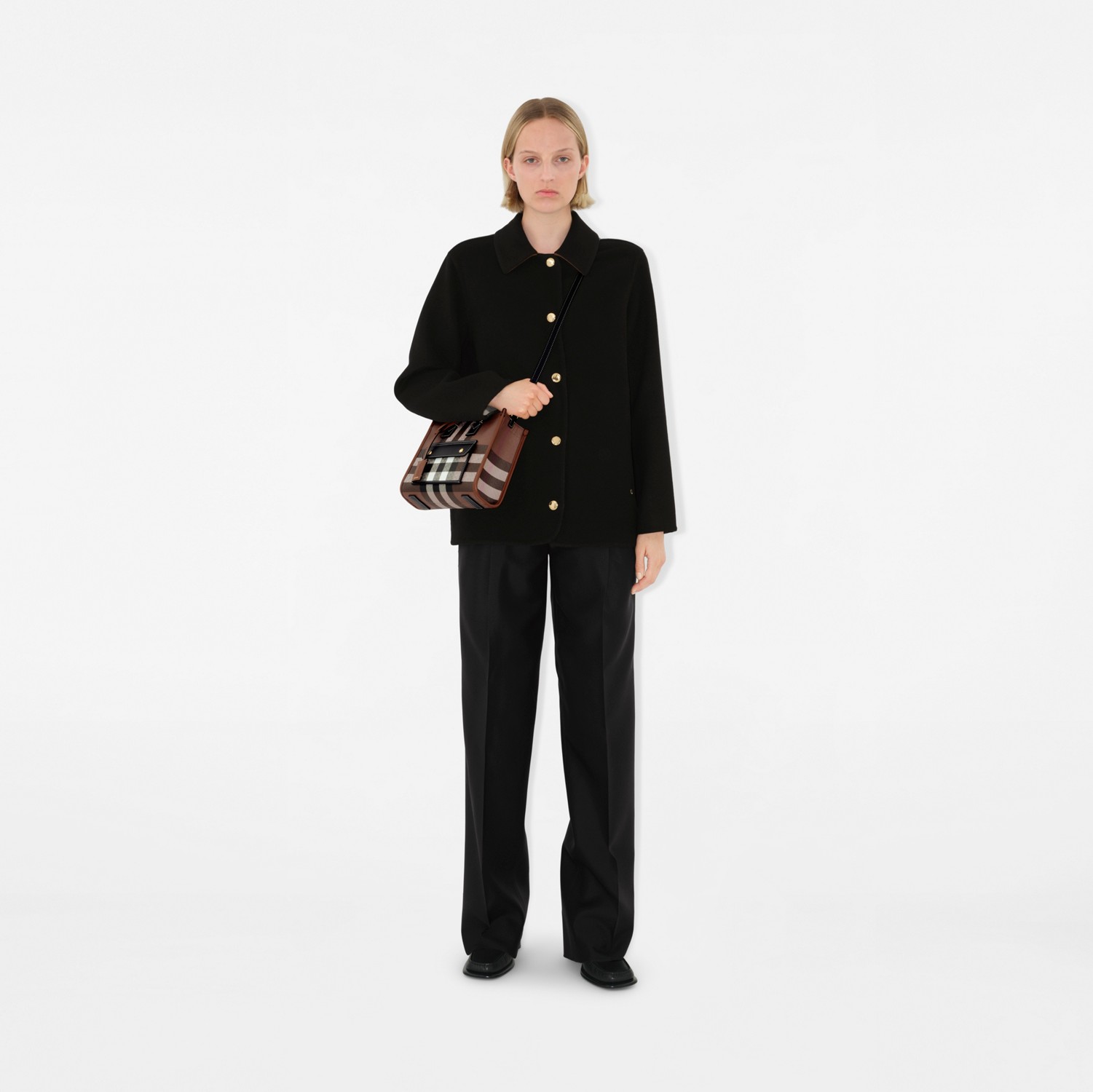 Mini Freya Tote in Dark birch brown - Women | Burberry® Official Mini Freya Tote in Dark birch brown - Women | Burberry® Official