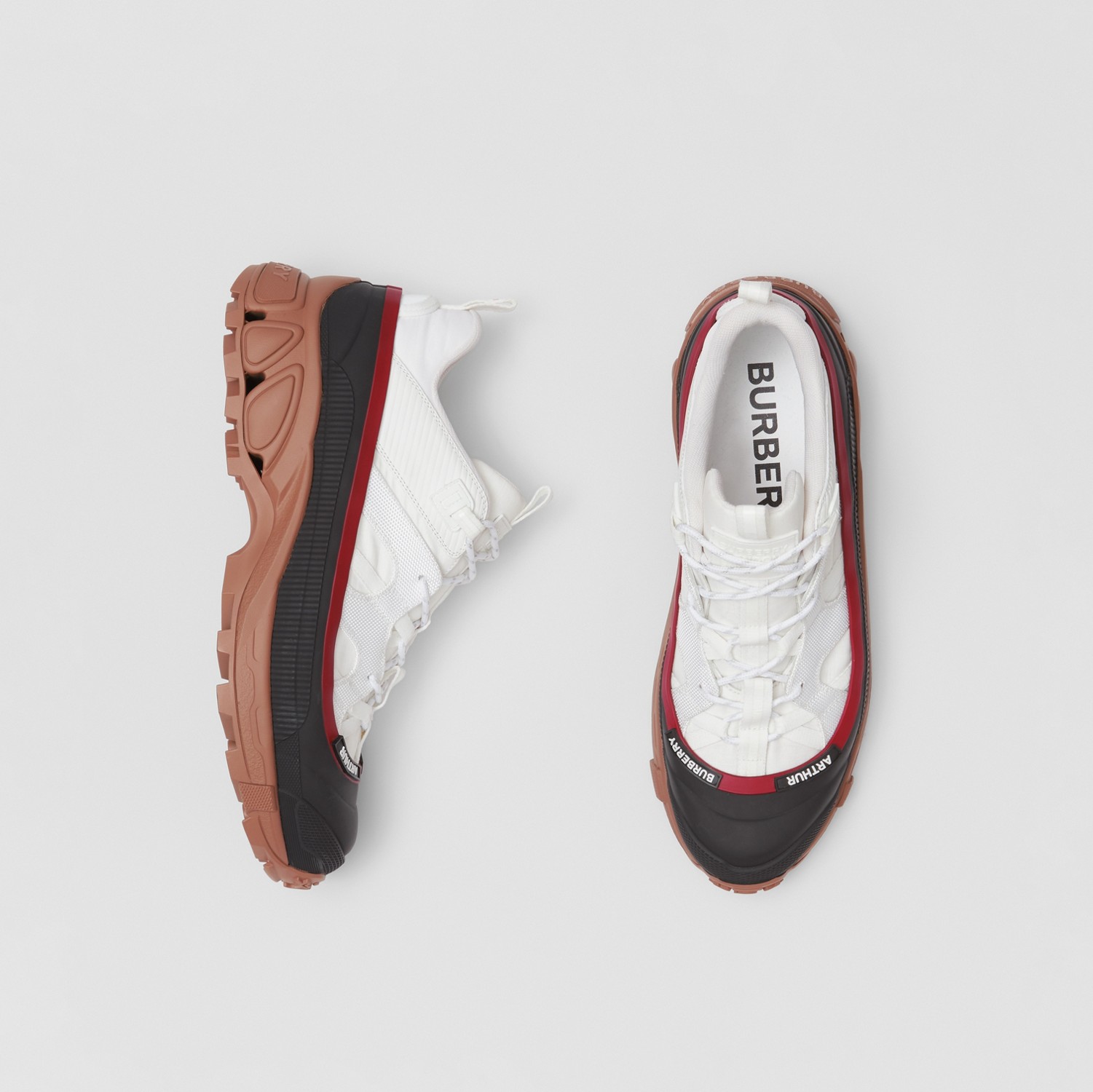 Cotton, Leather and Nylon Arthur Sneakers