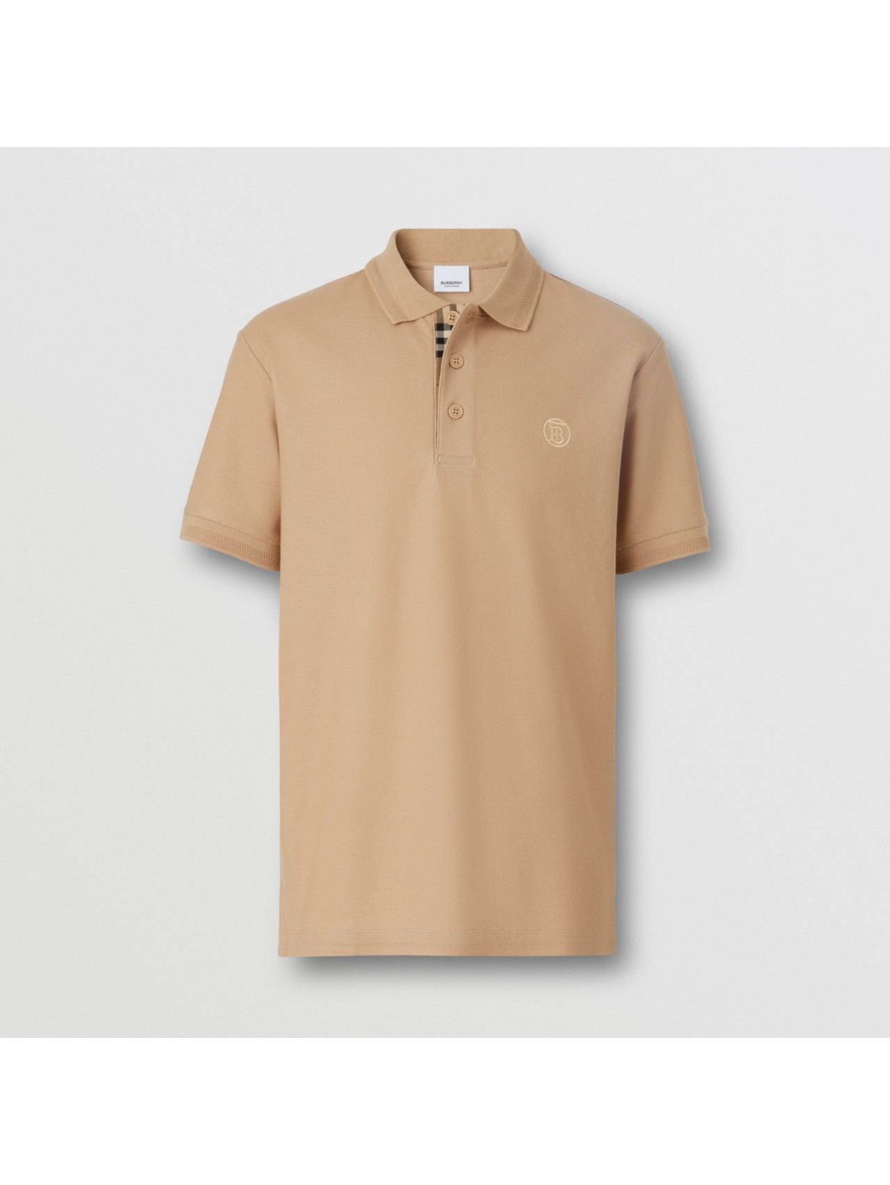 ソフトパープル バーバリー 462H モノグラムモチーフ コットンピケ