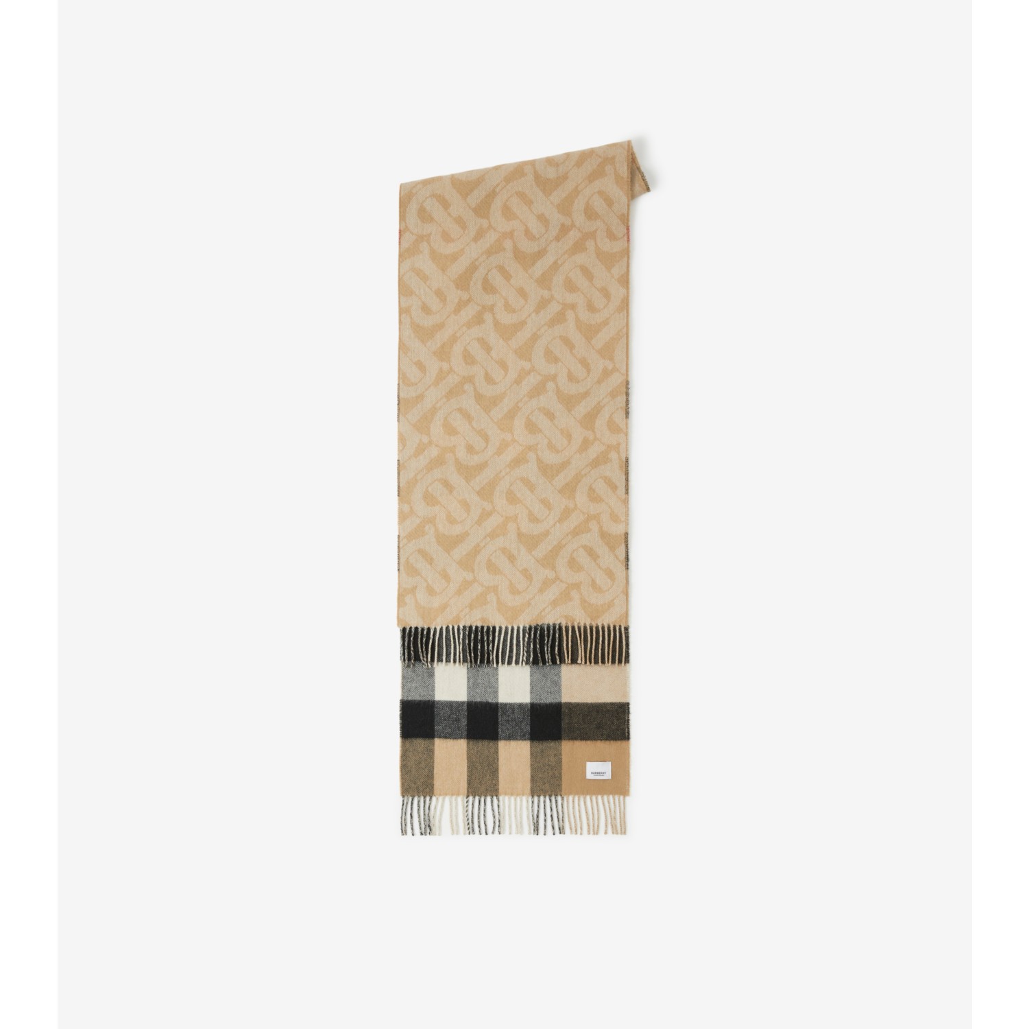 Burberry Scarf Monogram Design - Wool Silk Shawl Sale