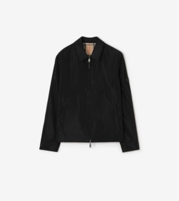 Reversible Nylon Bloomsbury Harrington Jacket in Black - Men