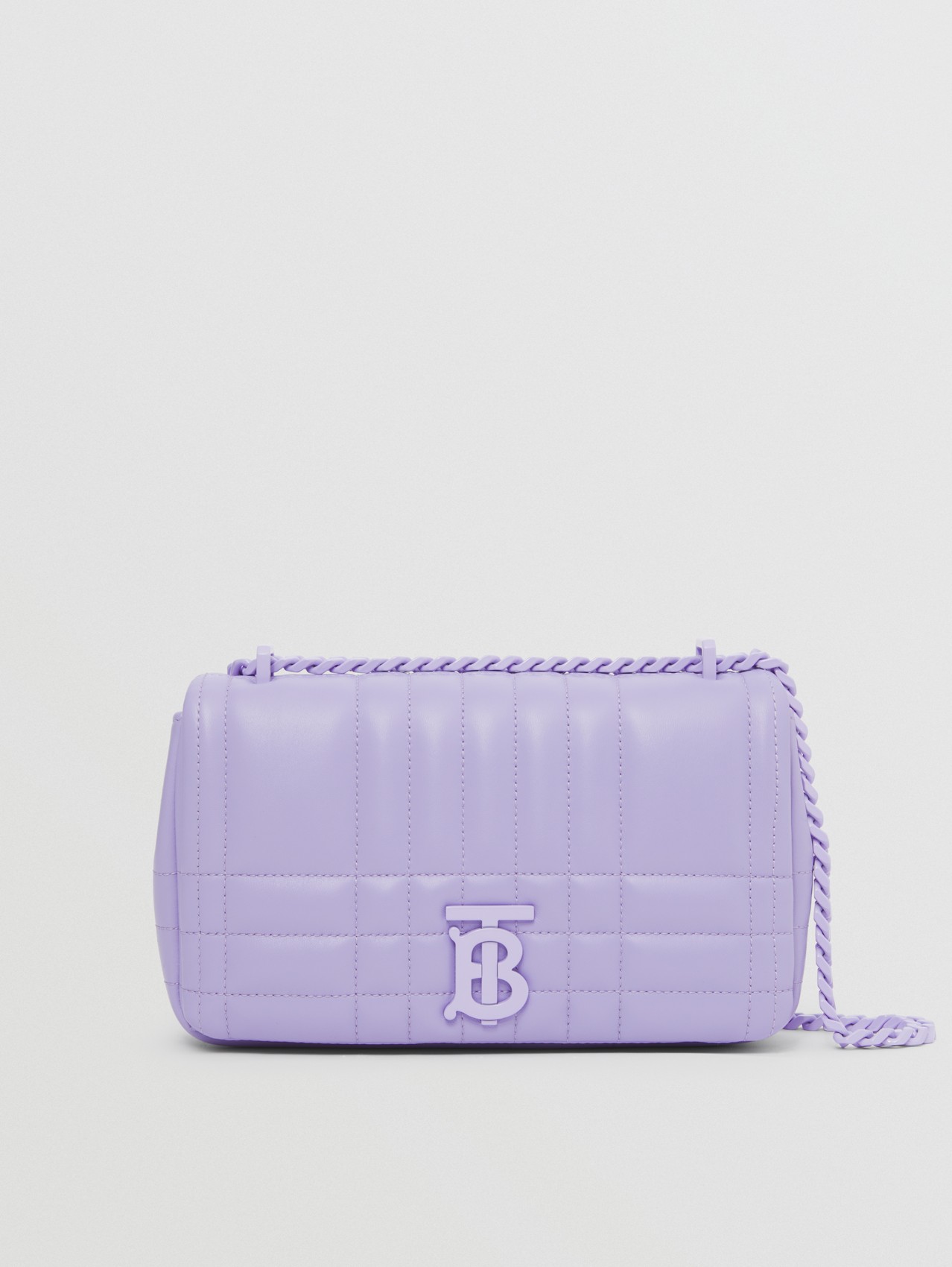 Small Quilted Lambskin Lola Bag in Soft Violet