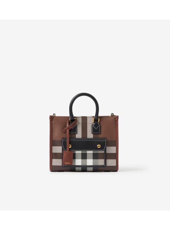 Mini TB Bag in Natural/cool Mint - Women | Burberry® Official
