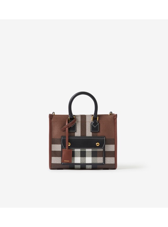 ウィメンズ デザイナーバッグ | チェック&レザーバッグ | Burberry