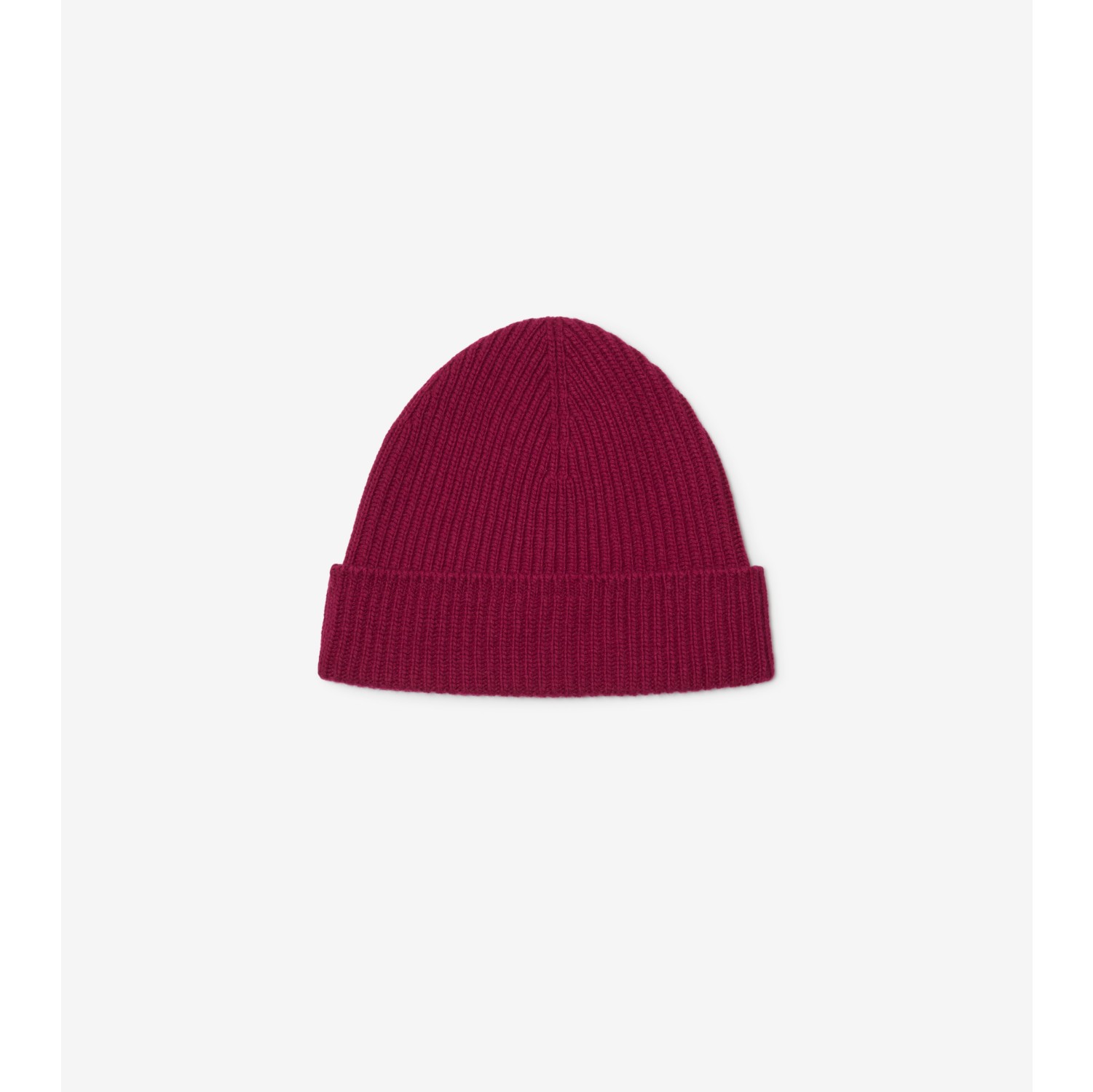 Ribbed cashmere beanie