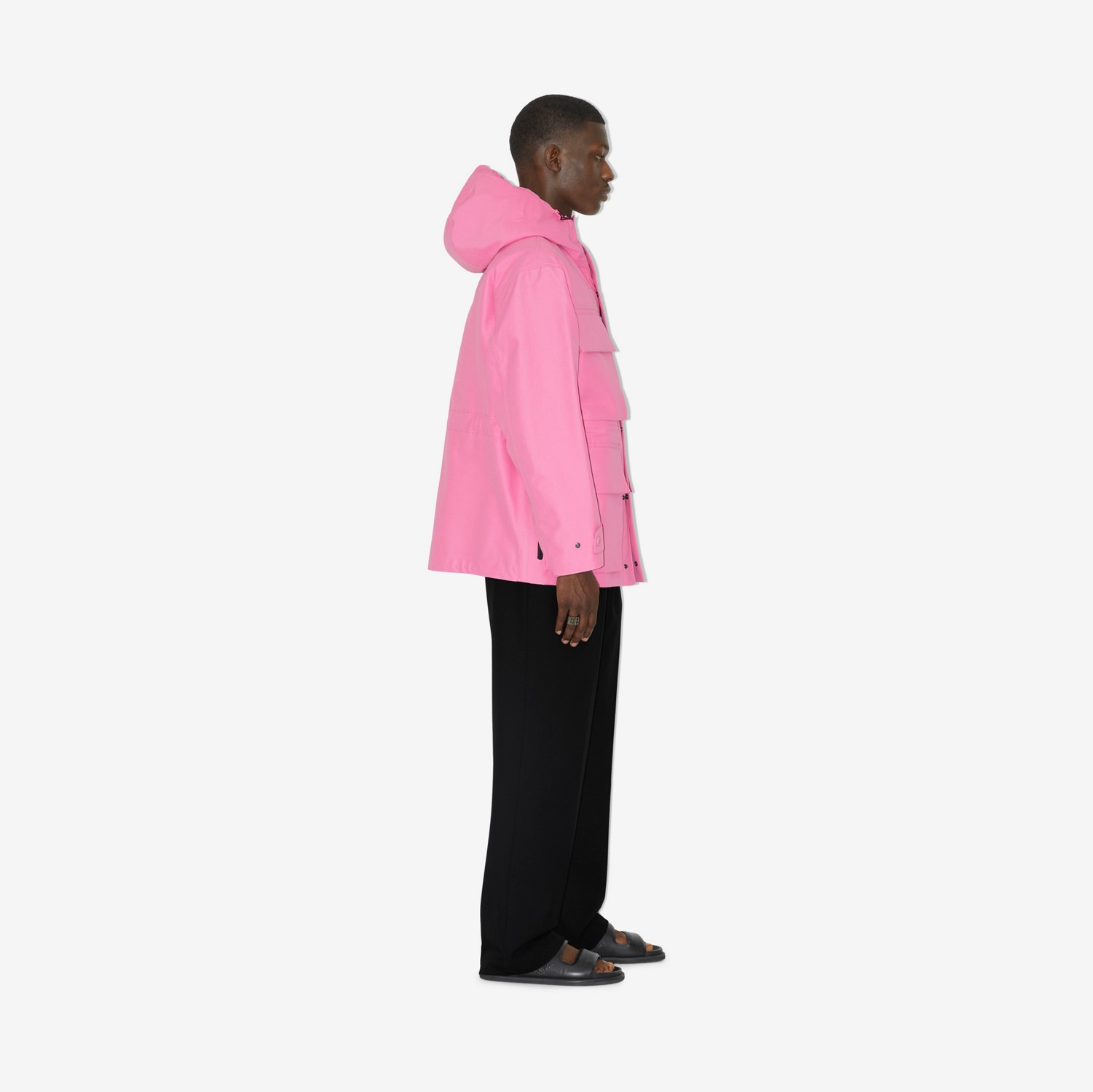 EKD Appliqué Technical Cotton Parka in Bubblegum Pink - Men | Burberry® Official