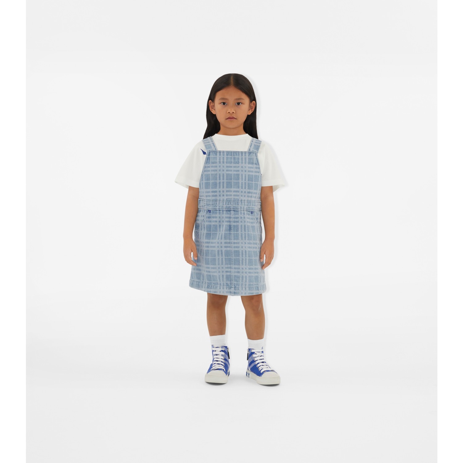 Patterned on sale pinafore dress