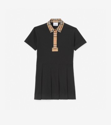 Burberry polo-style midi dress - Neutrals