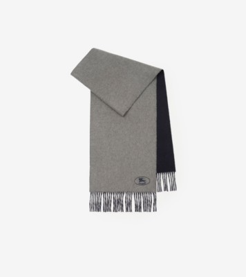 Knight Cashmere Scarf Grey navy ®