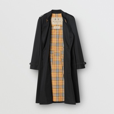 burberry kensington trench black