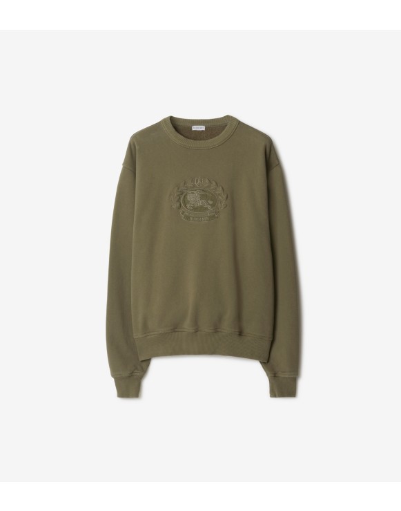 Burberry green sweatshirt hotsell