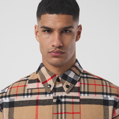 burberry flannel mens