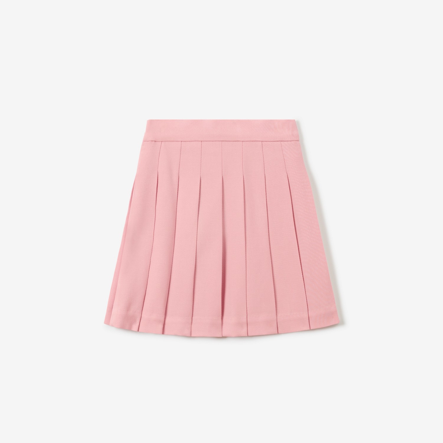 EKD Viscose Twill Pleated Skirt in Seashell Pink | Burberry® Official