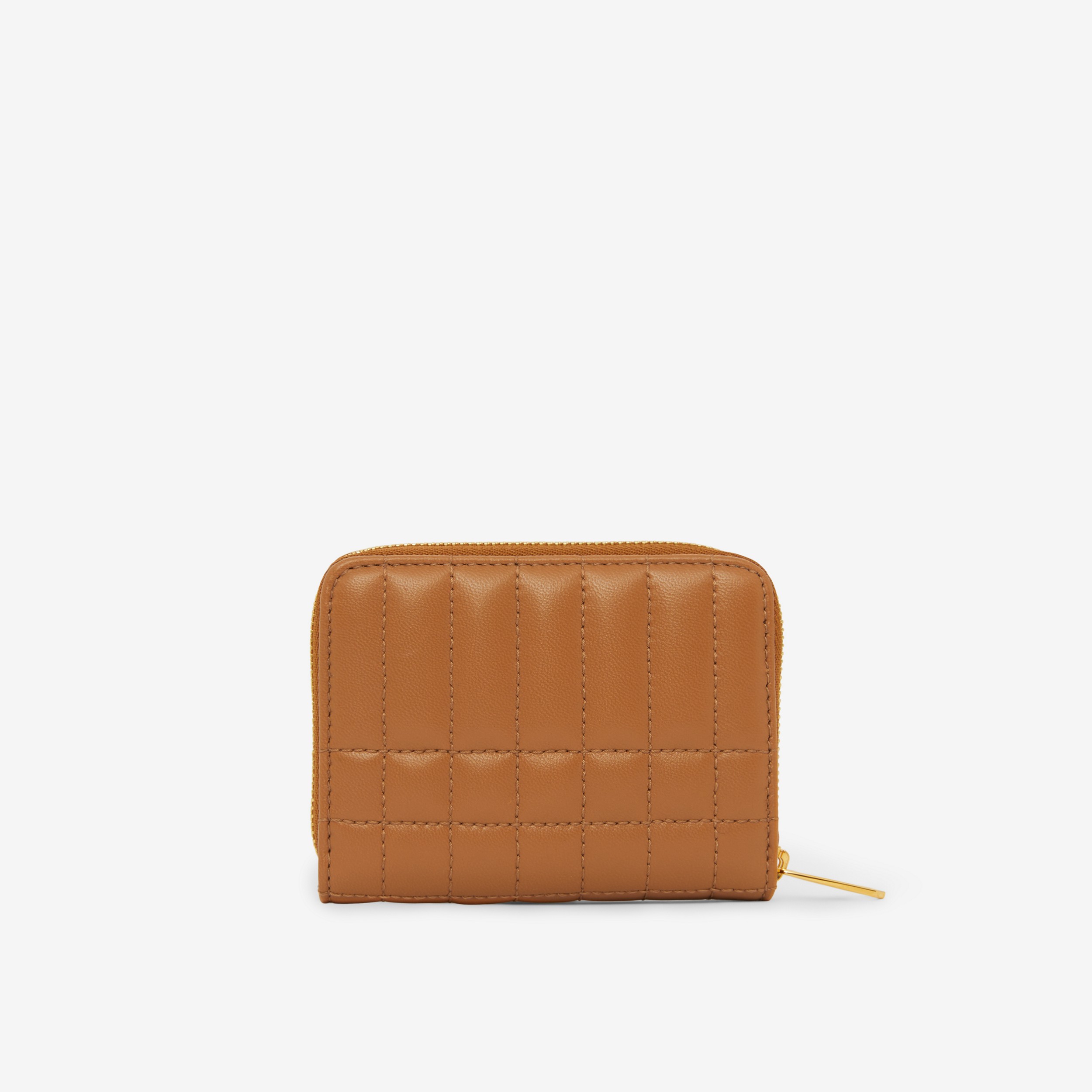 Brieftasche „Lola“ aus gestepptem Leder mit Reißverschluss (Ahornbraun) - Damen | Burberry® - 3