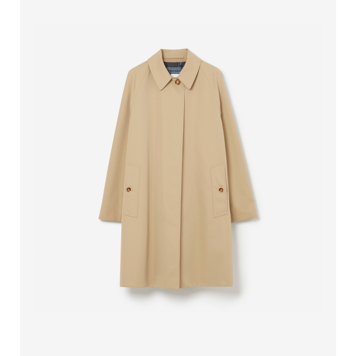 Mid-length Camden Car Coat in Honey - Women | Burberry® Official