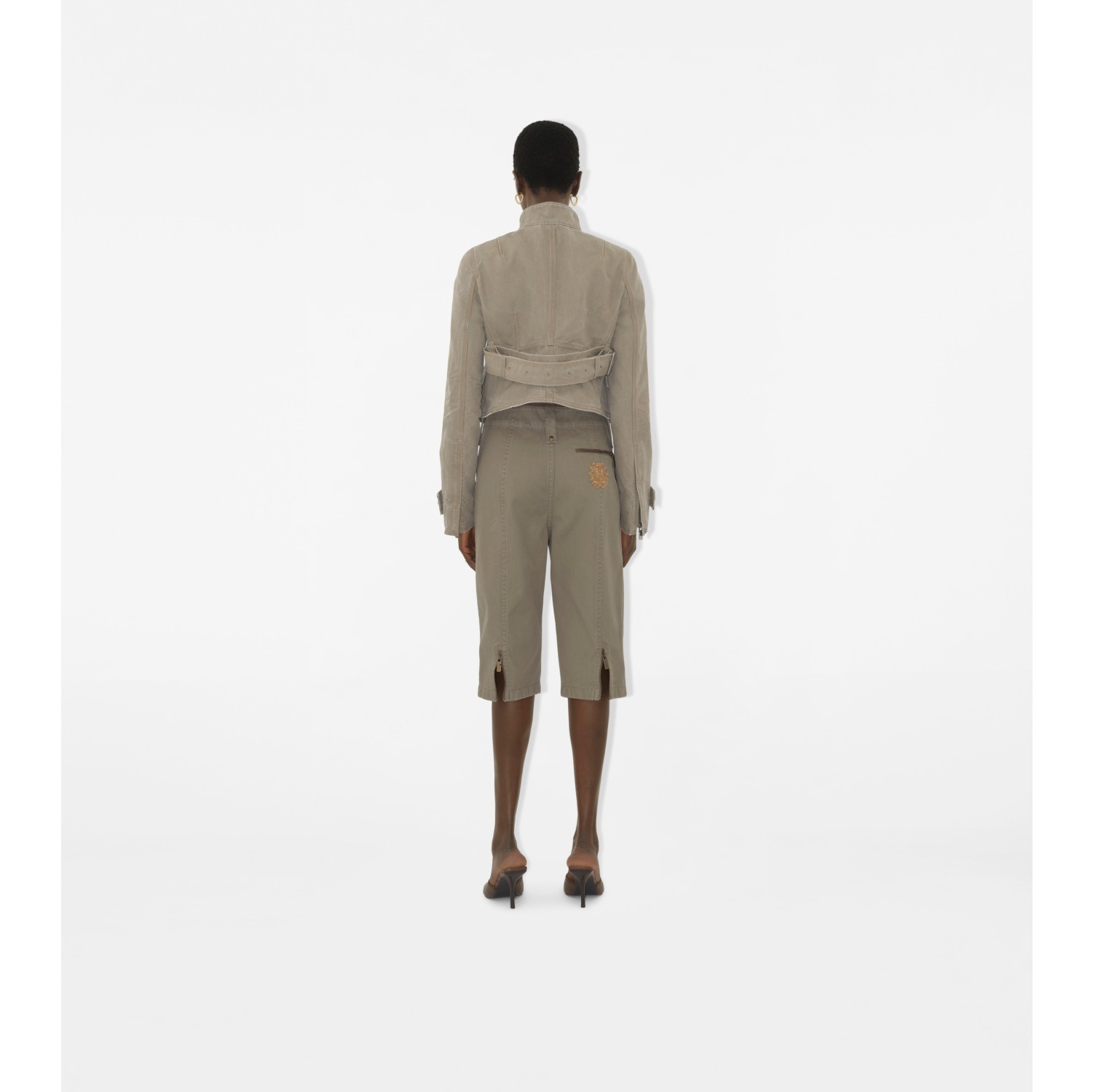 Cotton Capri Trousers
