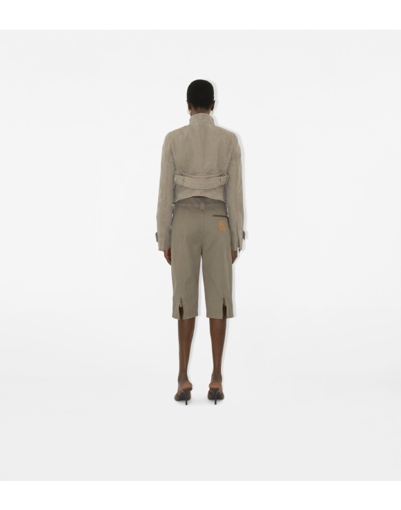 Cotton Capri Trousers
