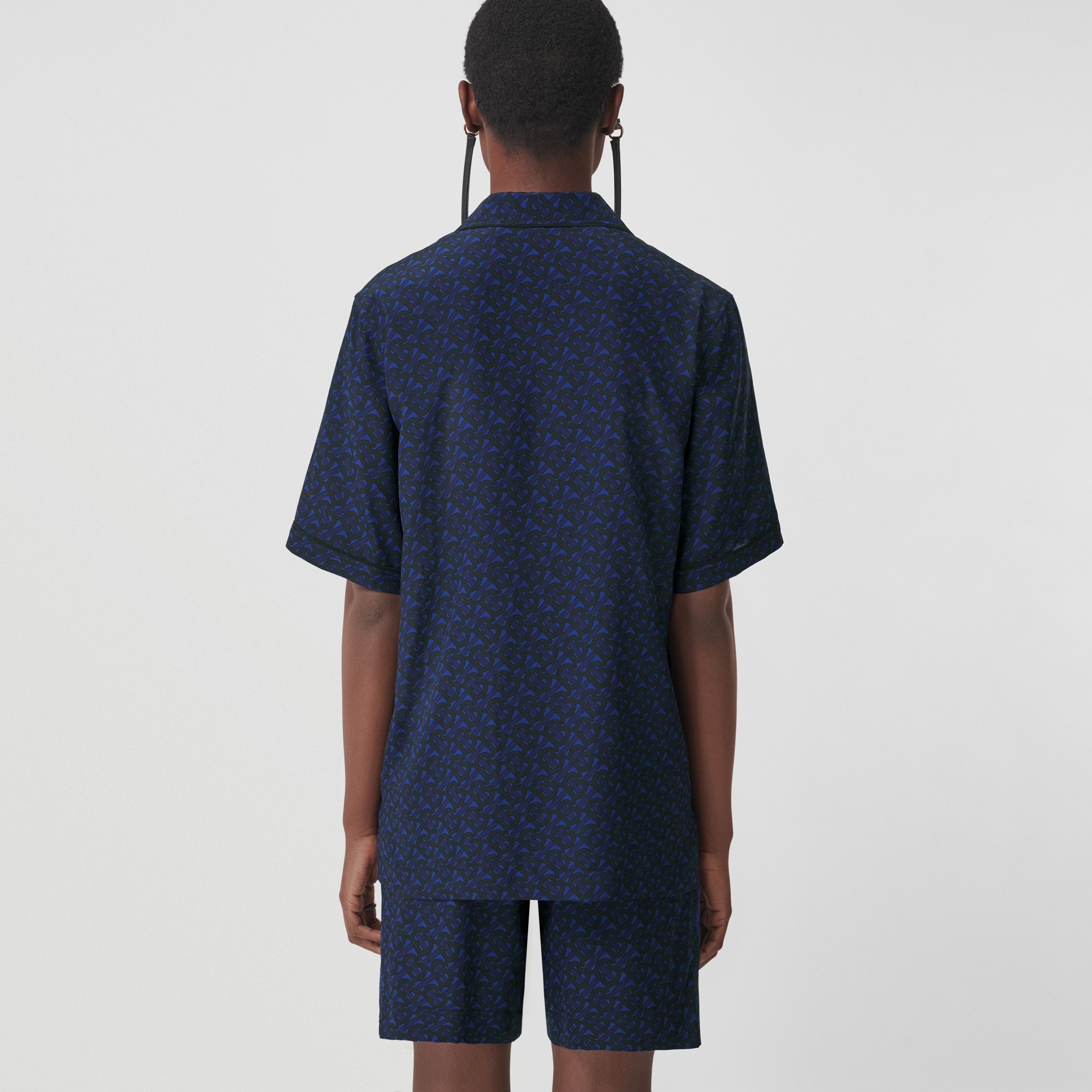 uddannelse missil Valnød Monogram Print Silk Pyjama Shirt – Online Exclusive in Deep Royal Blue - Women | Burberry United States uddannelse missil Valnød Monogram Print Silk Pyjama Shirt – Online Exclusive in Deep Royal Blue - Women | Burberry United States