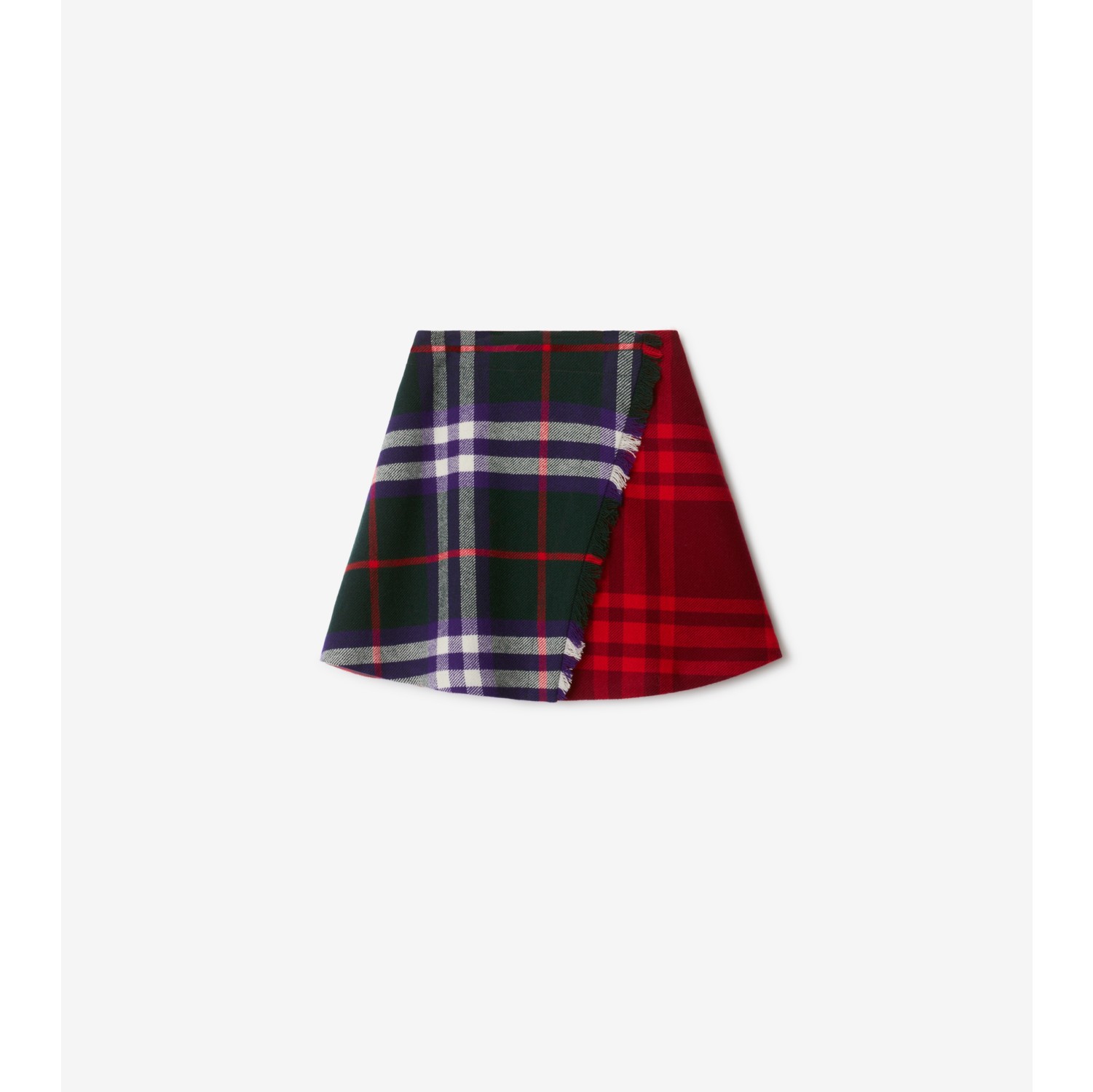 Saia kilt de lã em Check