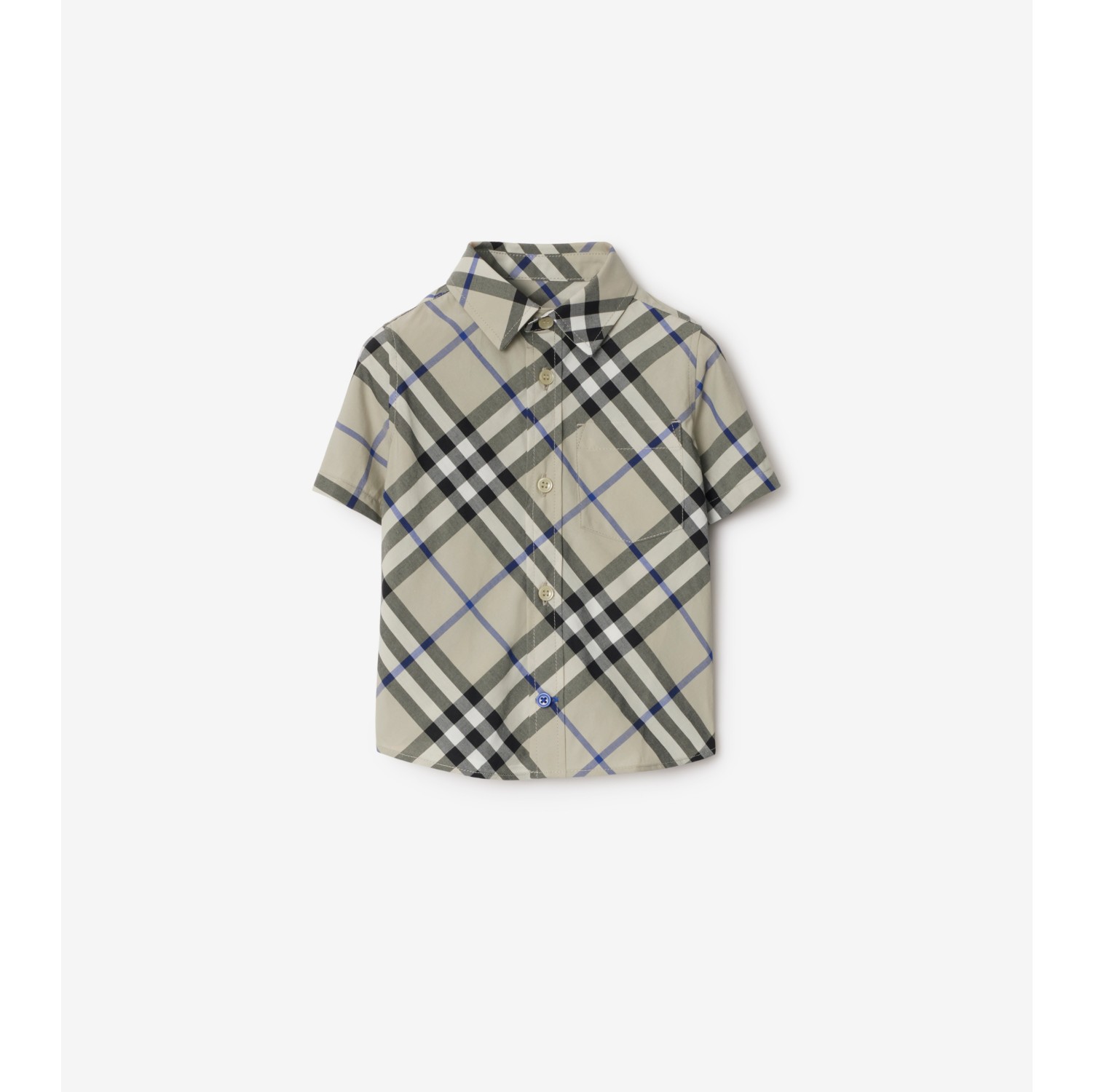 Camisa de algodão em Check