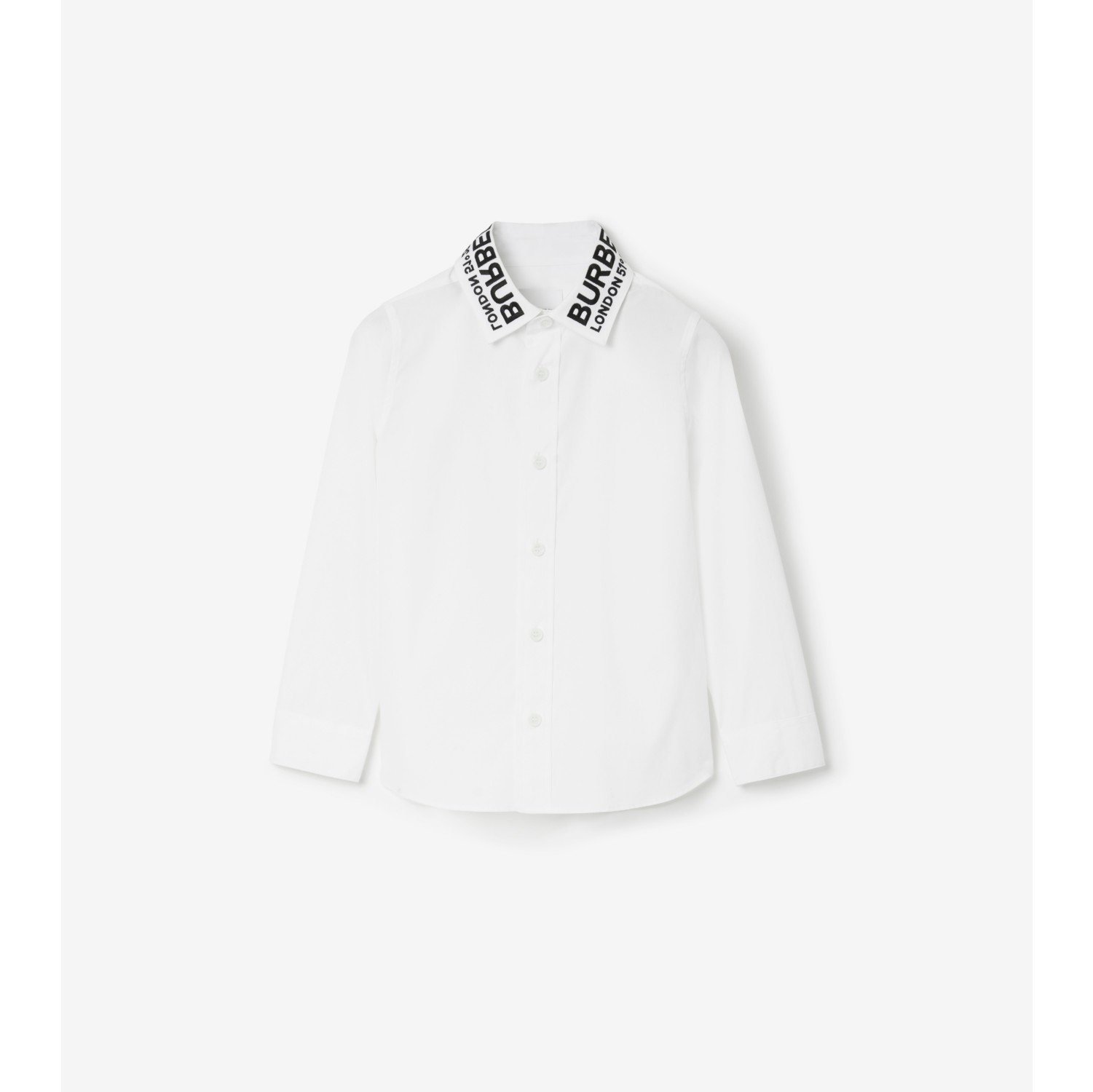 Burberry white button down shirt sale