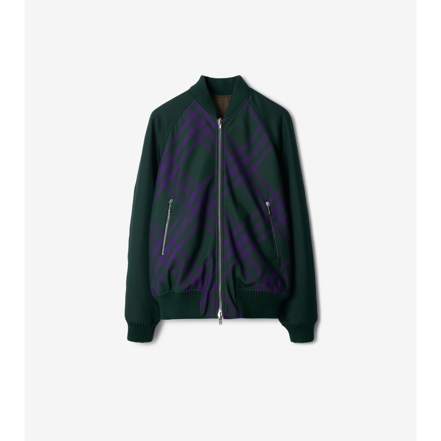 Green and black hot sale bomber jacket