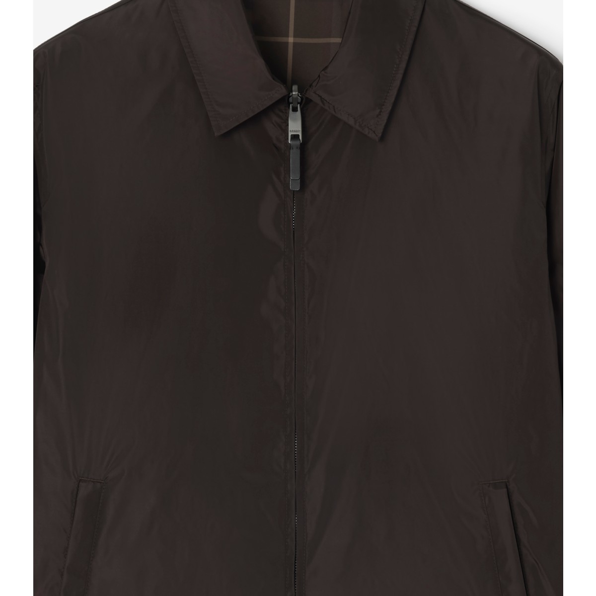  Check Reversible Nylon Bloomsbury Harrington Jacket