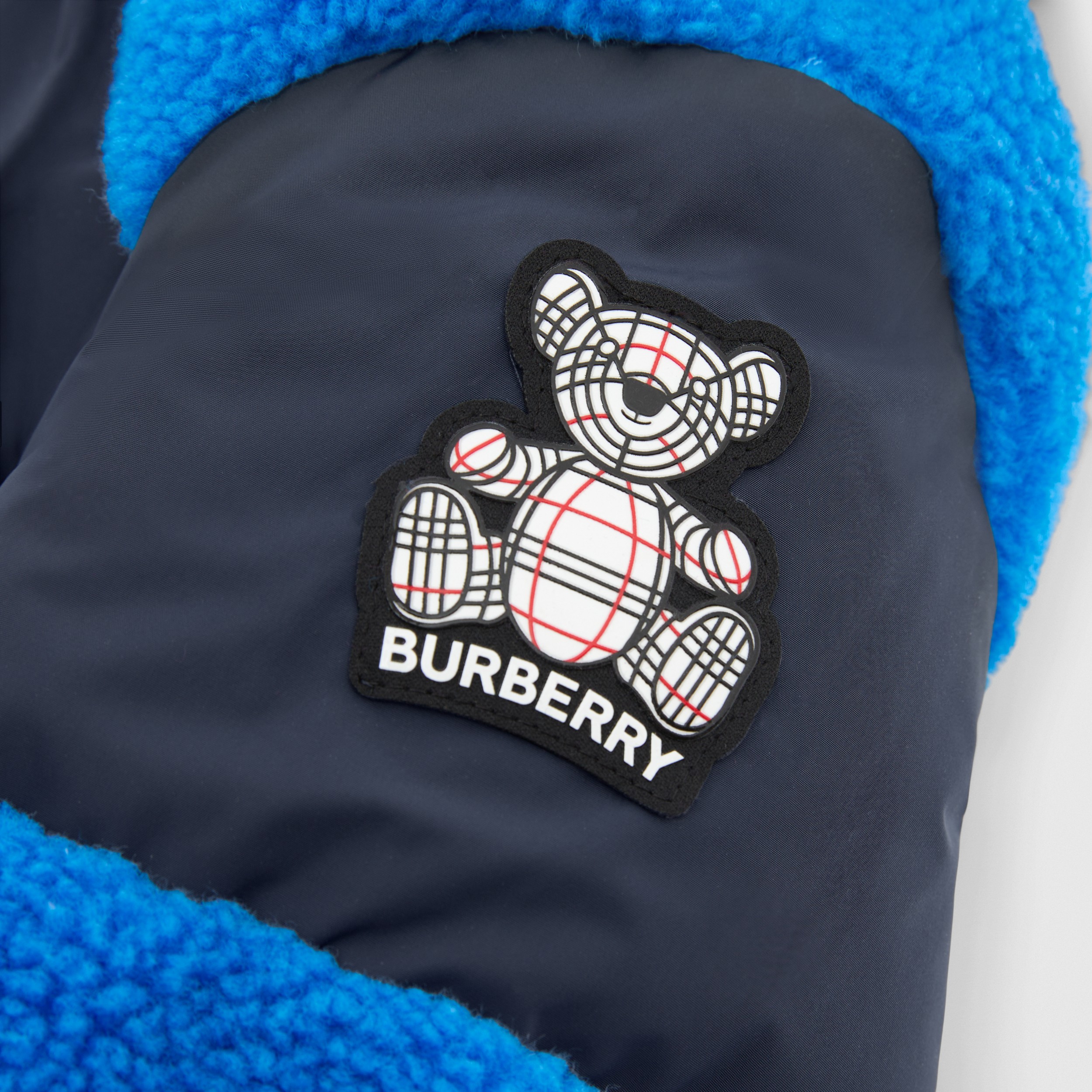 Thomas Bear Appliqué Hooded Puffer Jacket in Midnight - Children | Burberry® Official - 2