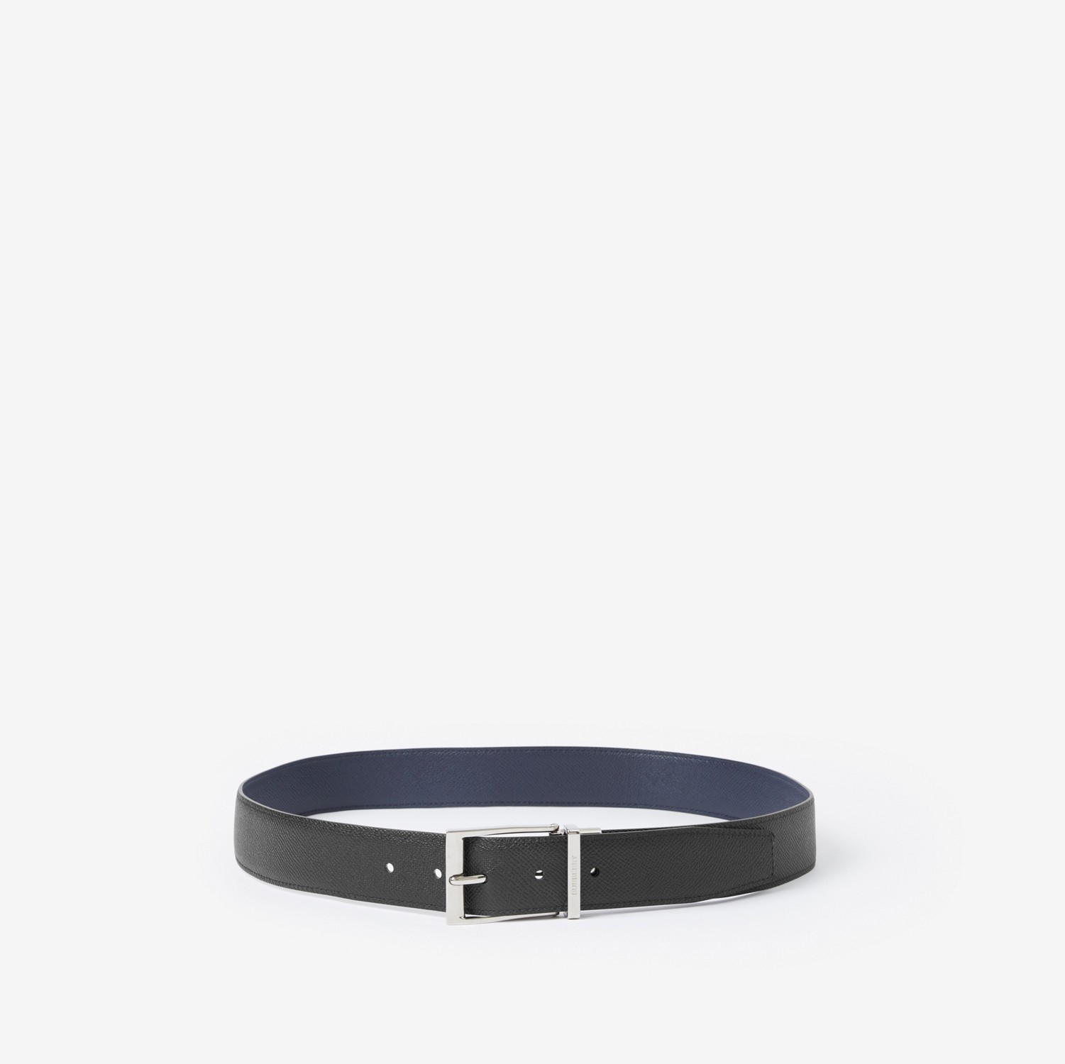 Cinturón reversible en piel granulada (Azul Marino/negro) - Hombre | Burberry® oficial