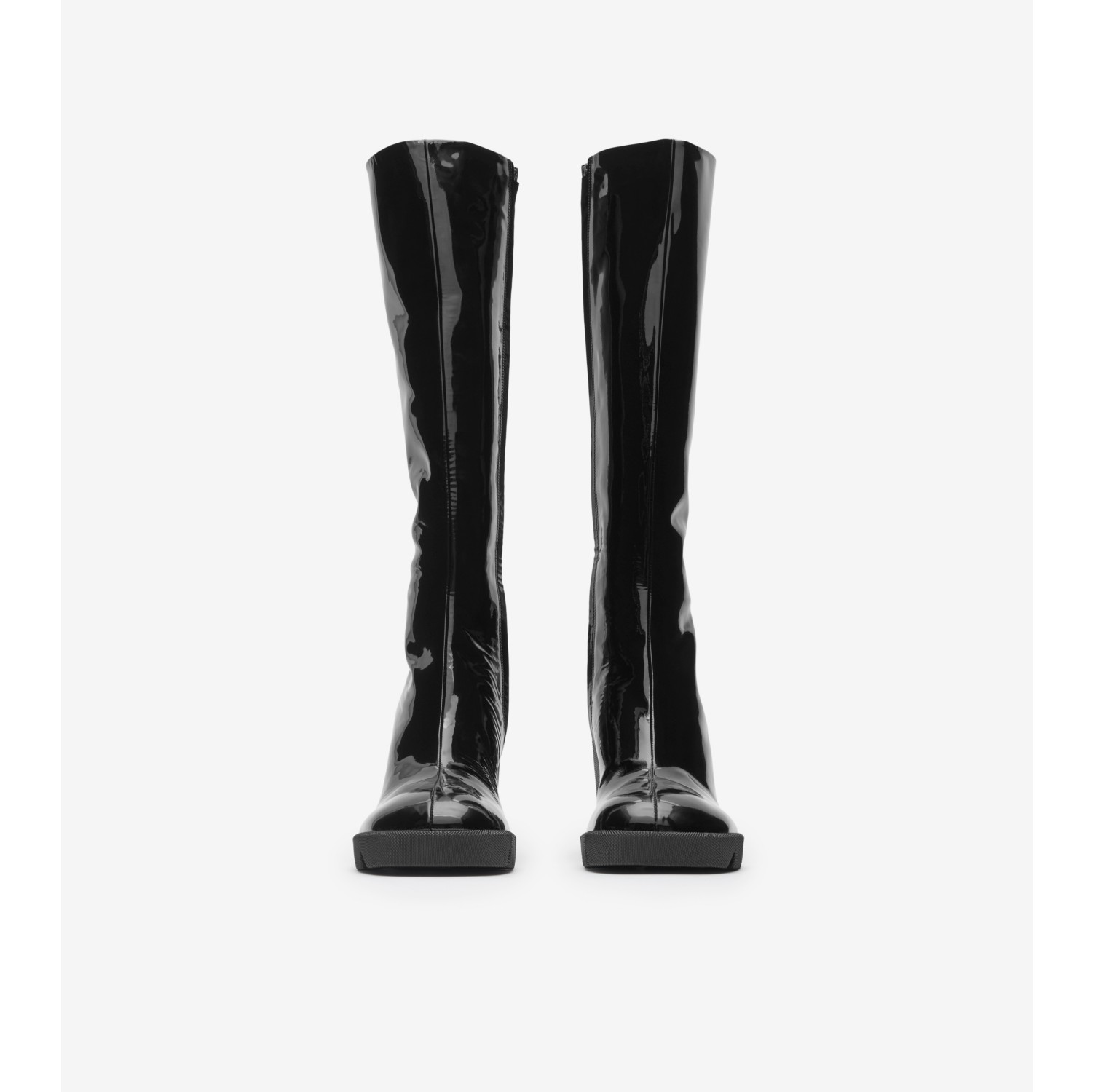 レザー ストライドブーツ (ブラック) - ウィメンズ | Burberry®公式サイト