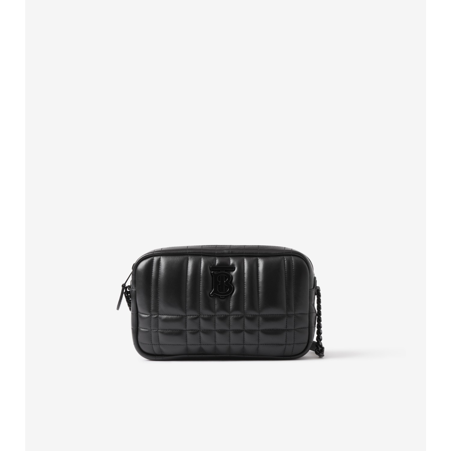 Black Quilted Camera Bag