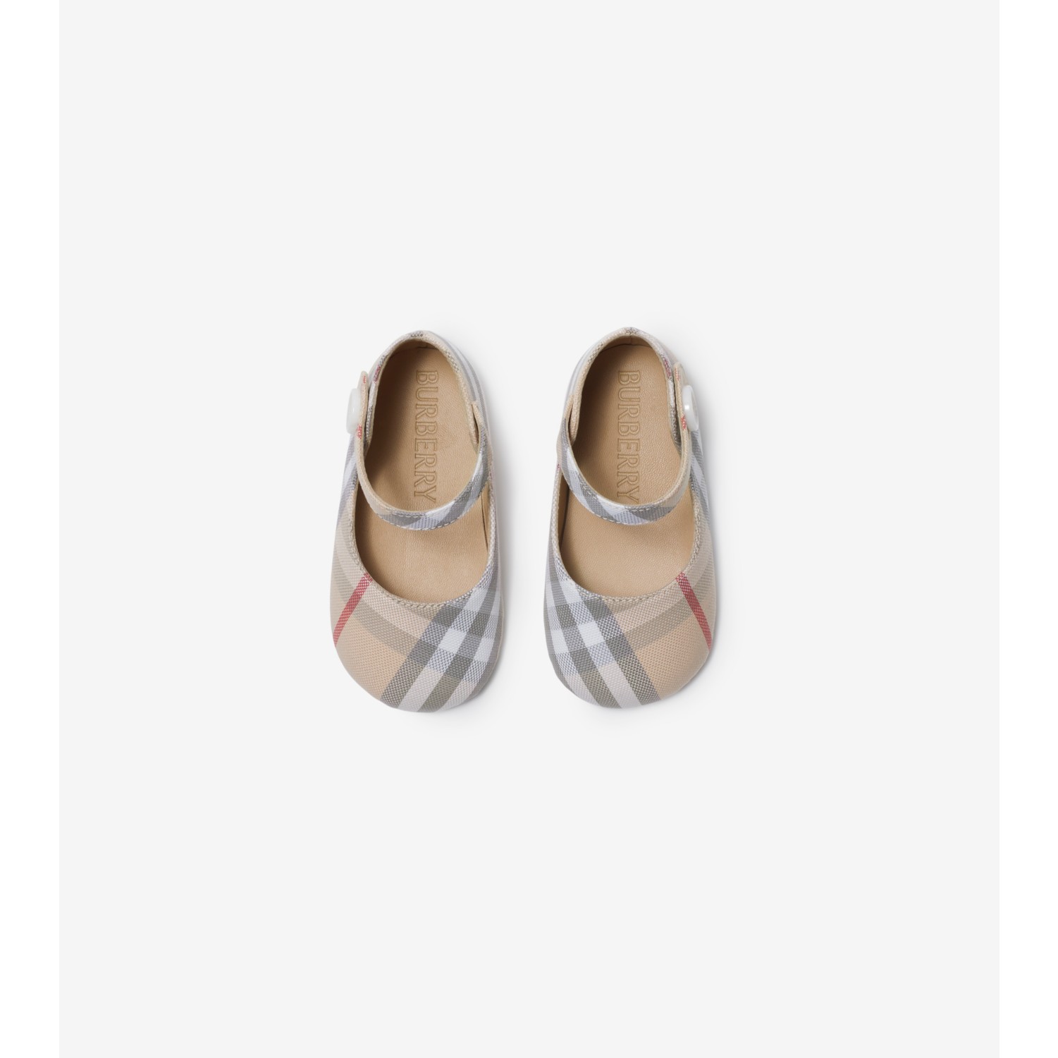 Ballerine Mary Jane in cotone Check