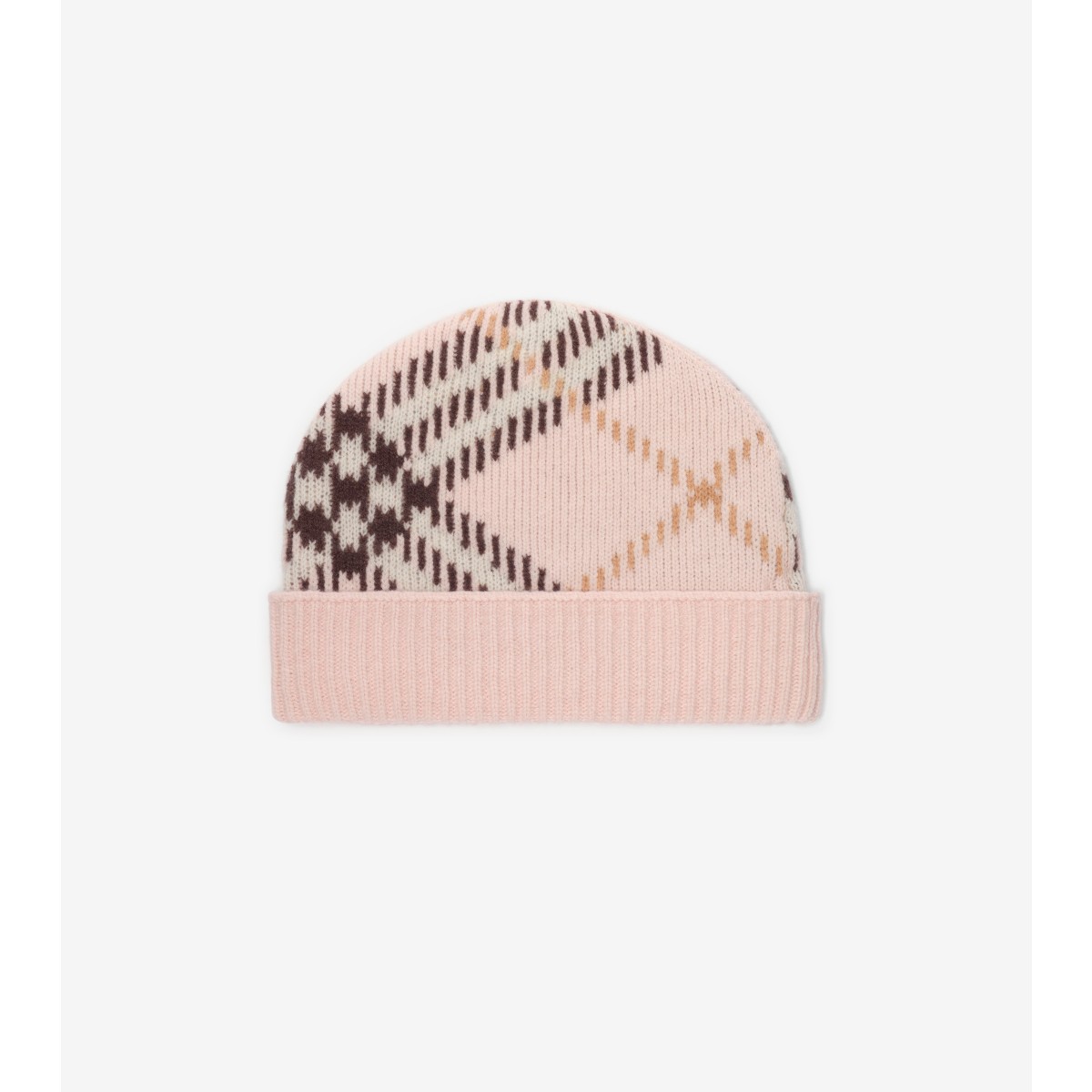  Check Cashmere Blend Beanie