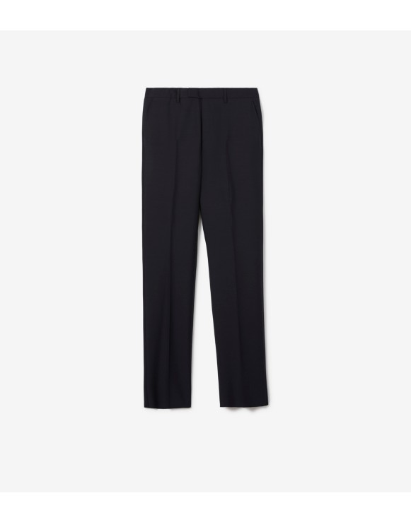 Wool Mohair Tailored Trousers